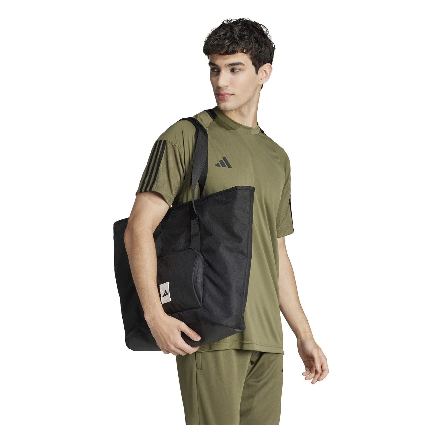 adidas Mens Classic 3 Stripe Sereno T-Shirt