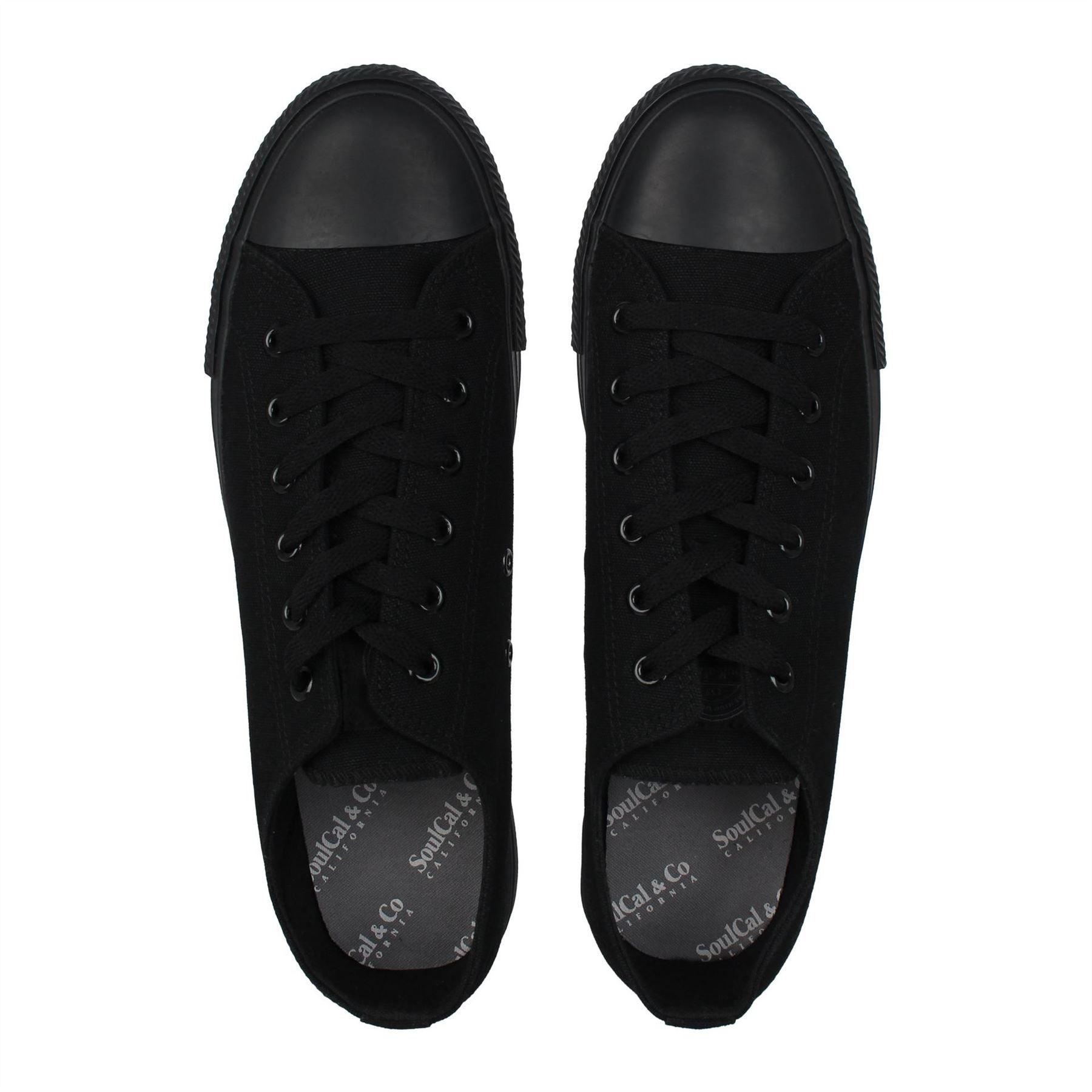 SoulCal Mens Canvasas Low Trainers