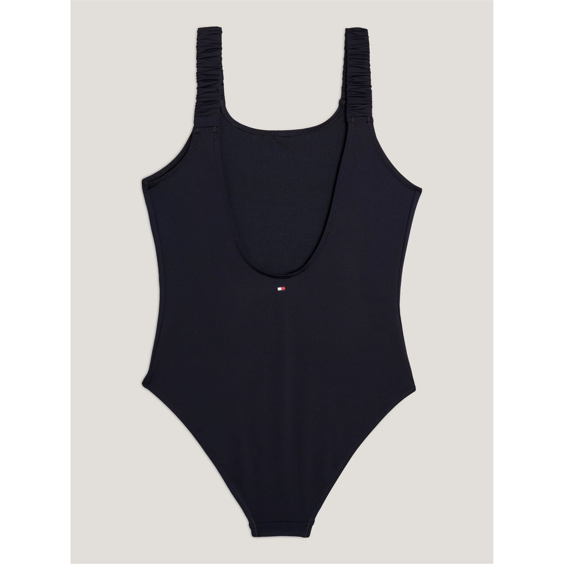 Tommy Hilfiger Logo Scoop Neck Swimsuit