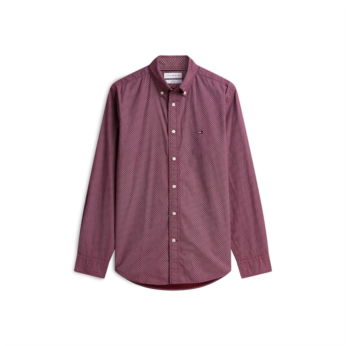 Tommy Hilfiger Cotton Long Sleeve Geometric PrinT-Shirt