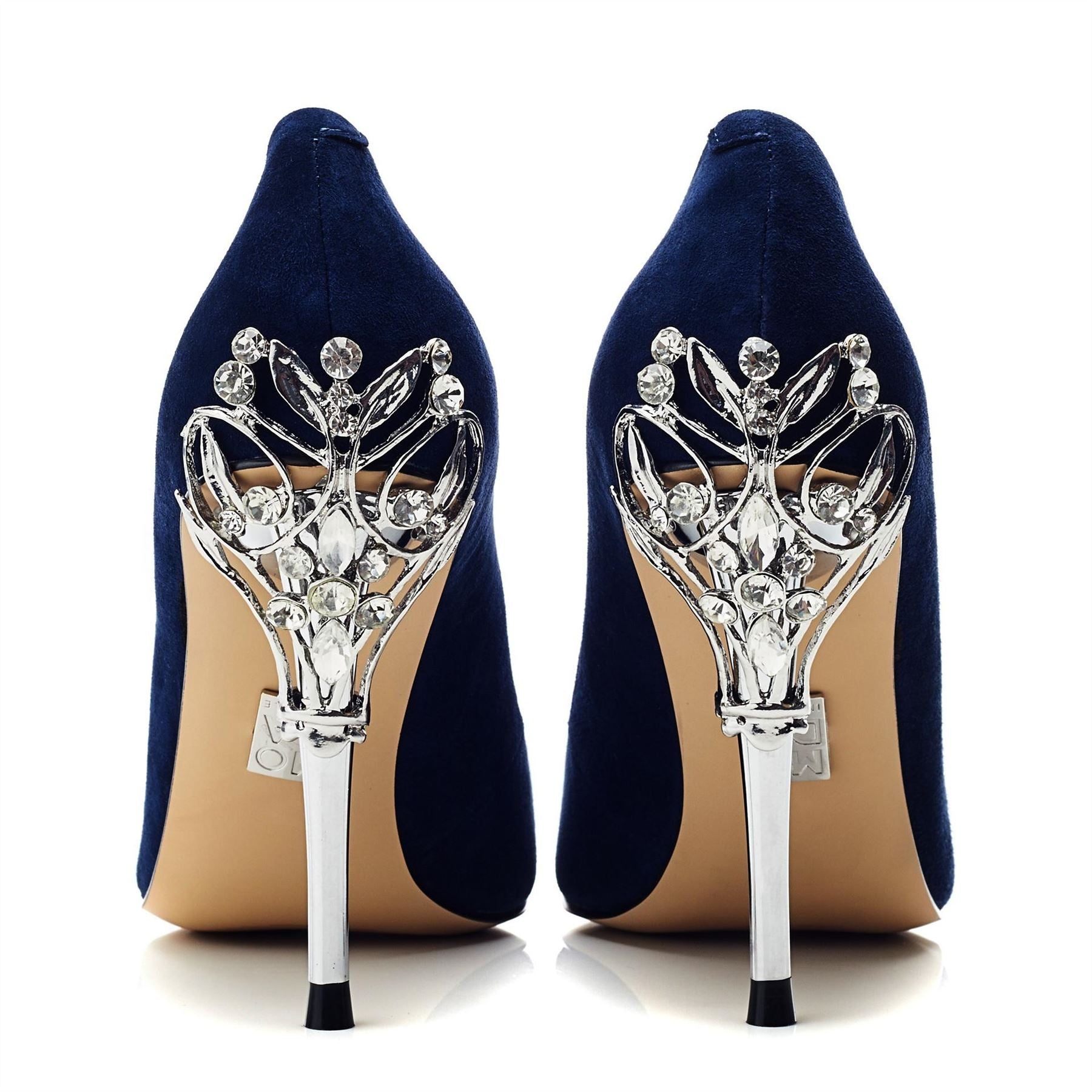 Moda in Pelle Ilari Ivory Leather Stiletto Court Shoes
