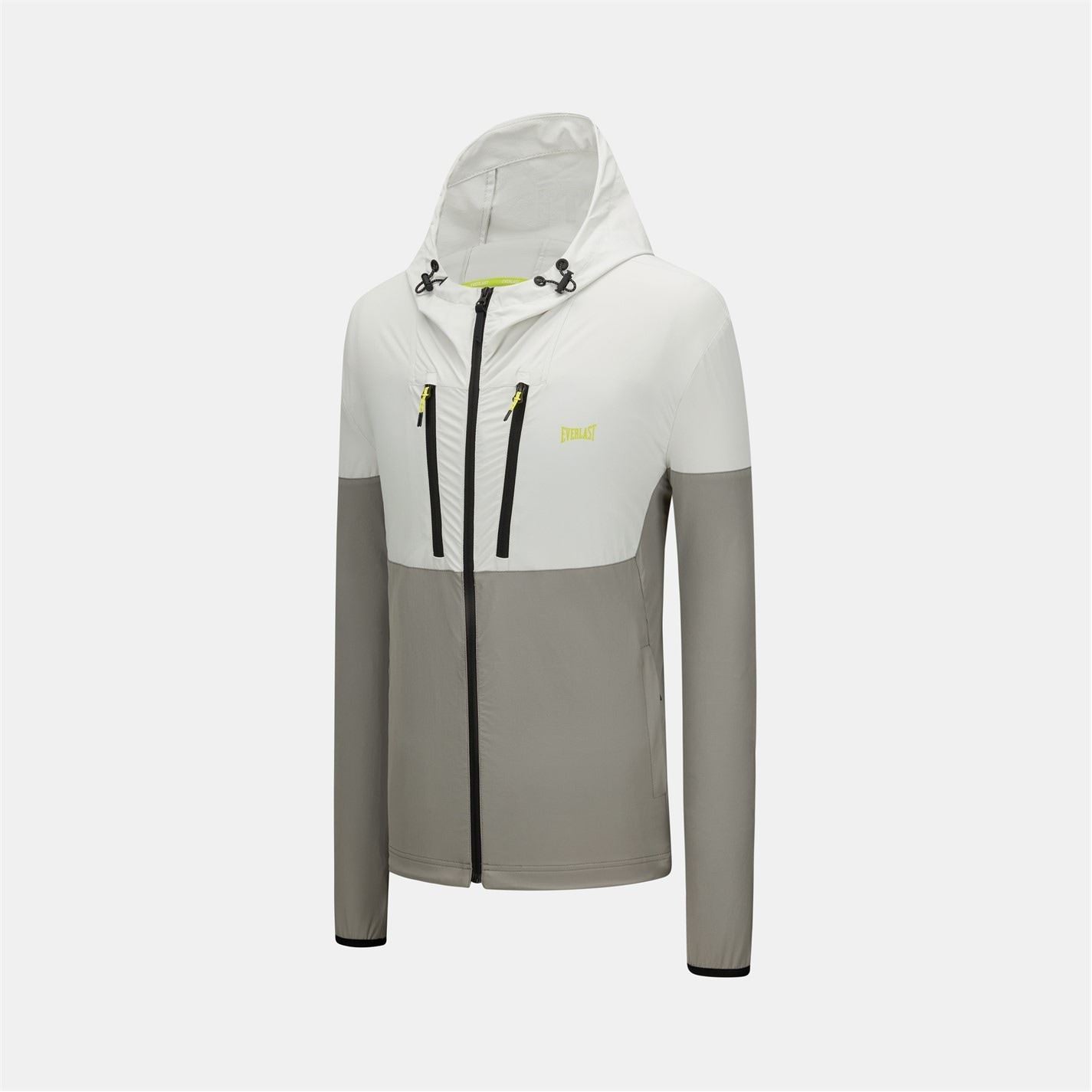 Everlast NRG Color Block Hooded Drawstring Track Jacket with Logo