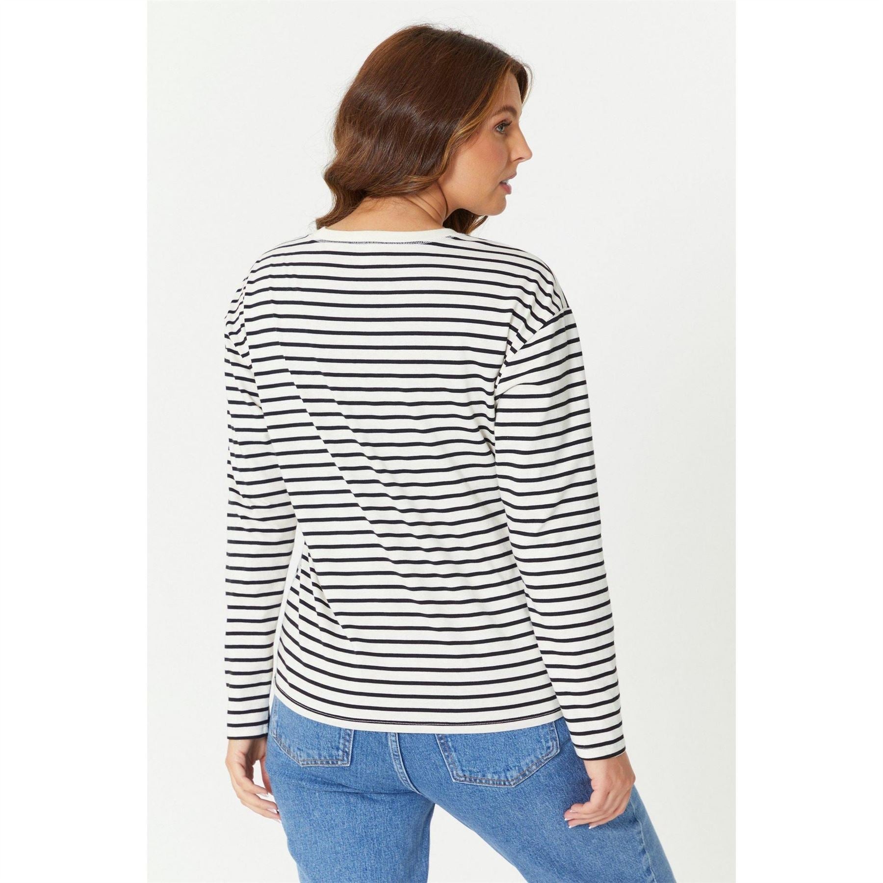 Be You Long Sleeve Stripe T-Shirt