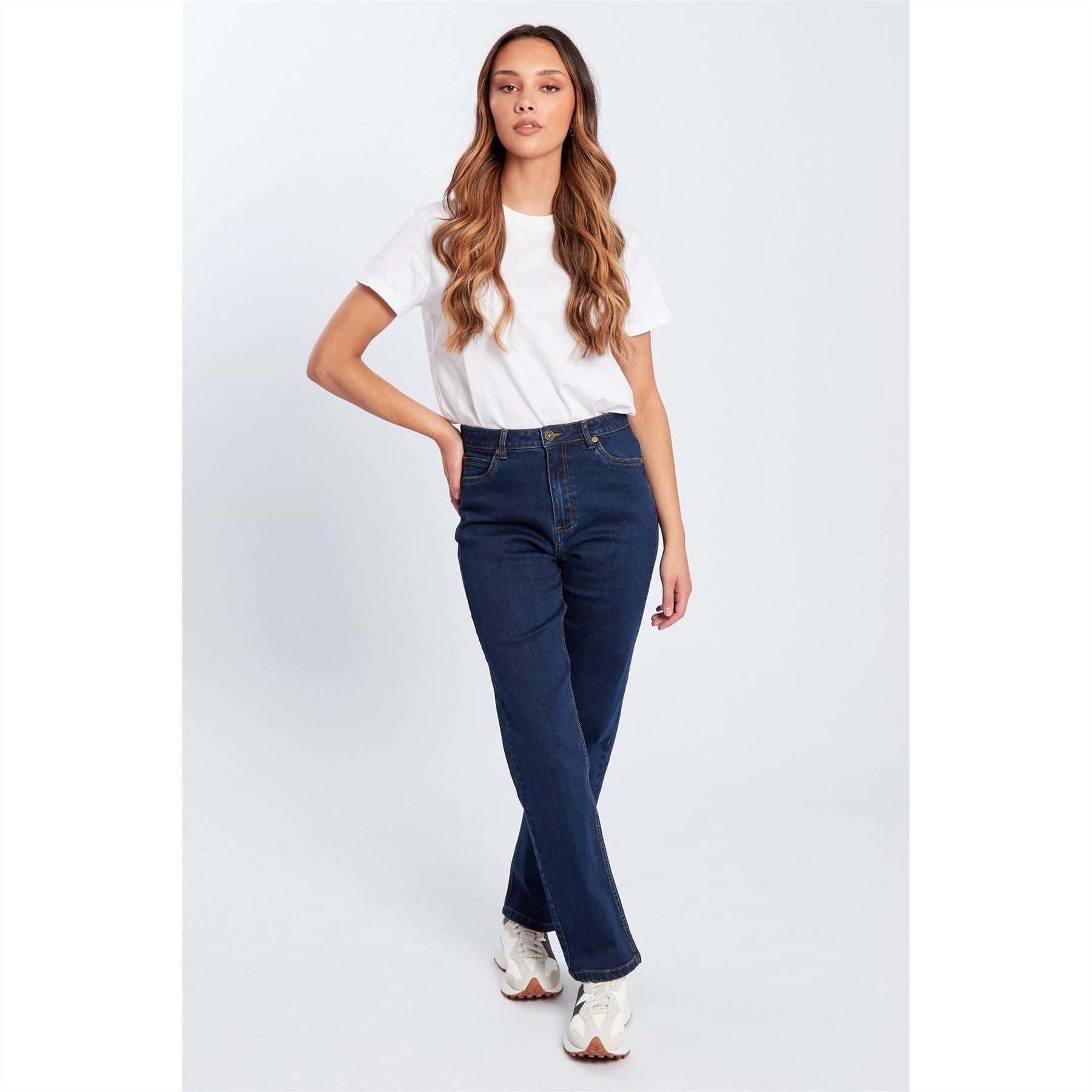 Be You Beyou Mom Straight Leg Jeans