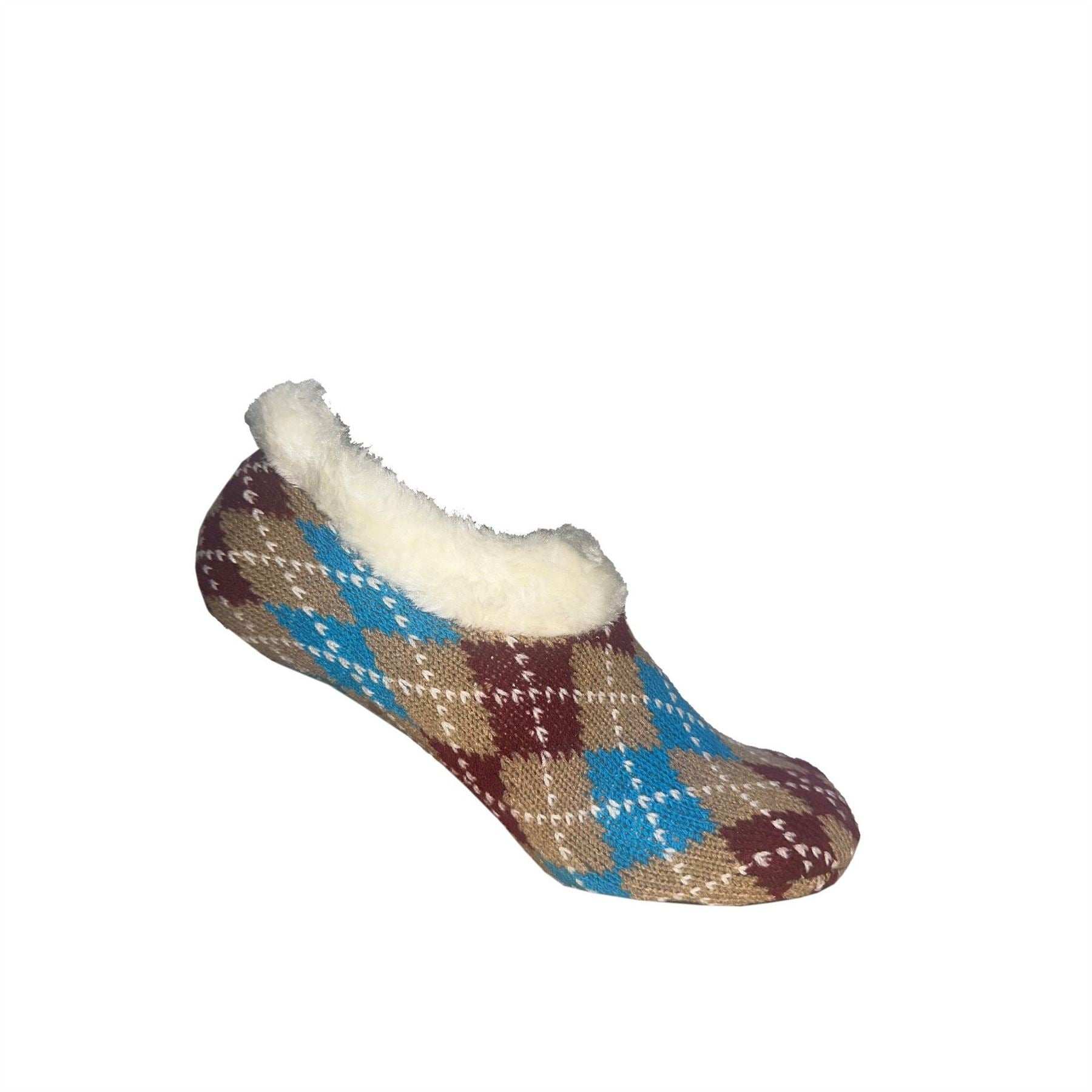 Miso Christmas Jacquard Machine Washable Slipper Socks
