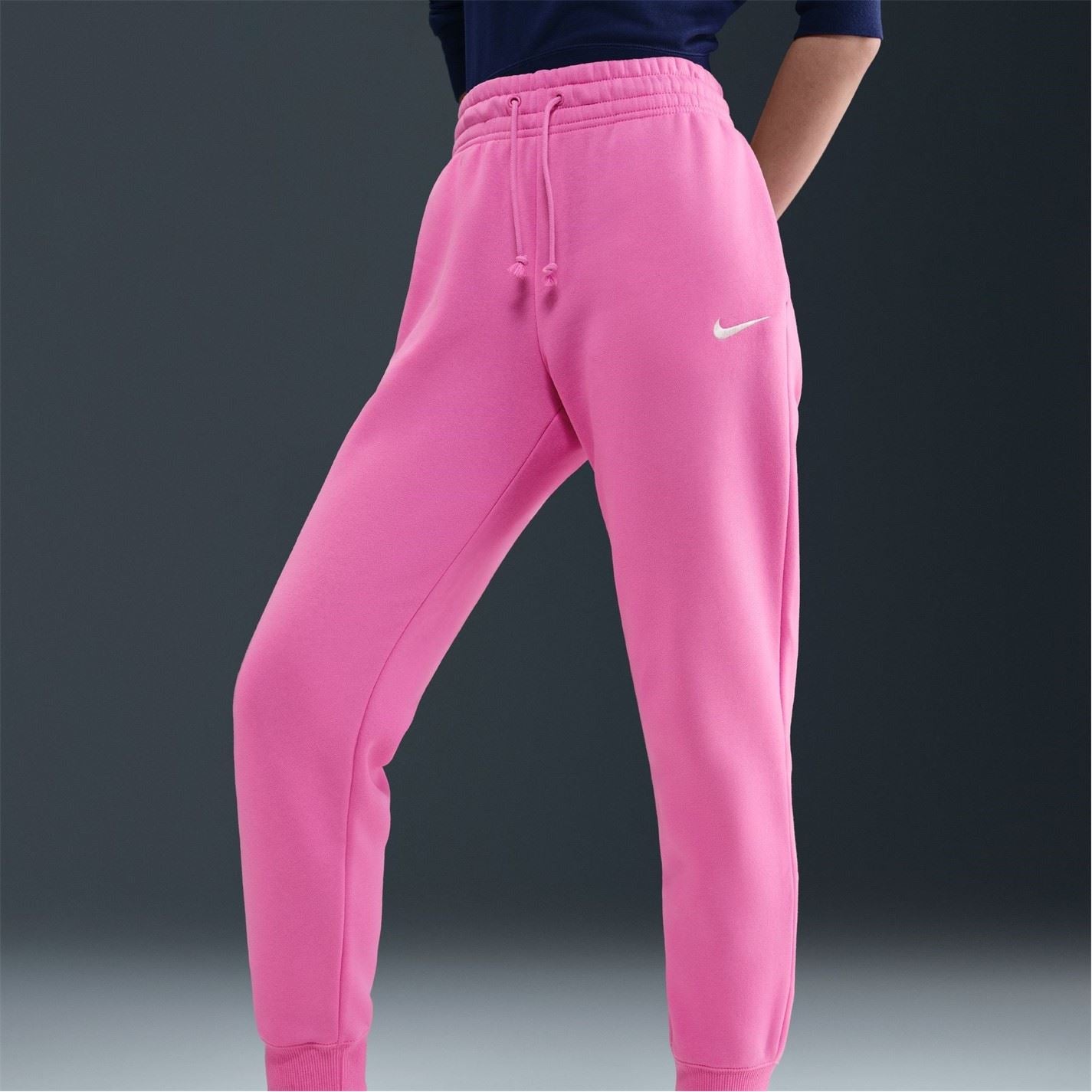Nike Womens Sportswear Phoenix Fleece Mid Rise Sweatpants