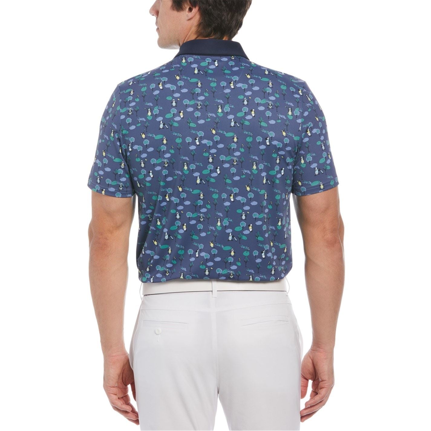 Original Penguin Golf Peten Course Penguin Regular Fit Shirt