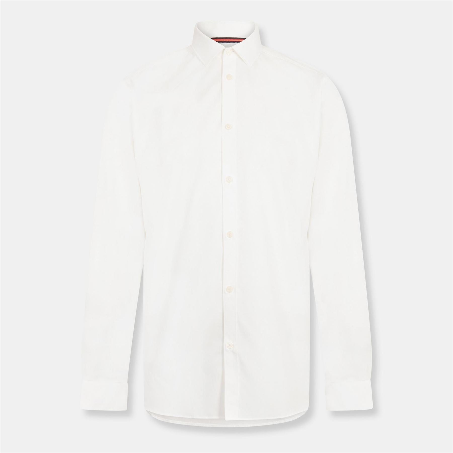 Luke Regular Fit Long Sleeve Point Collar Shirt
