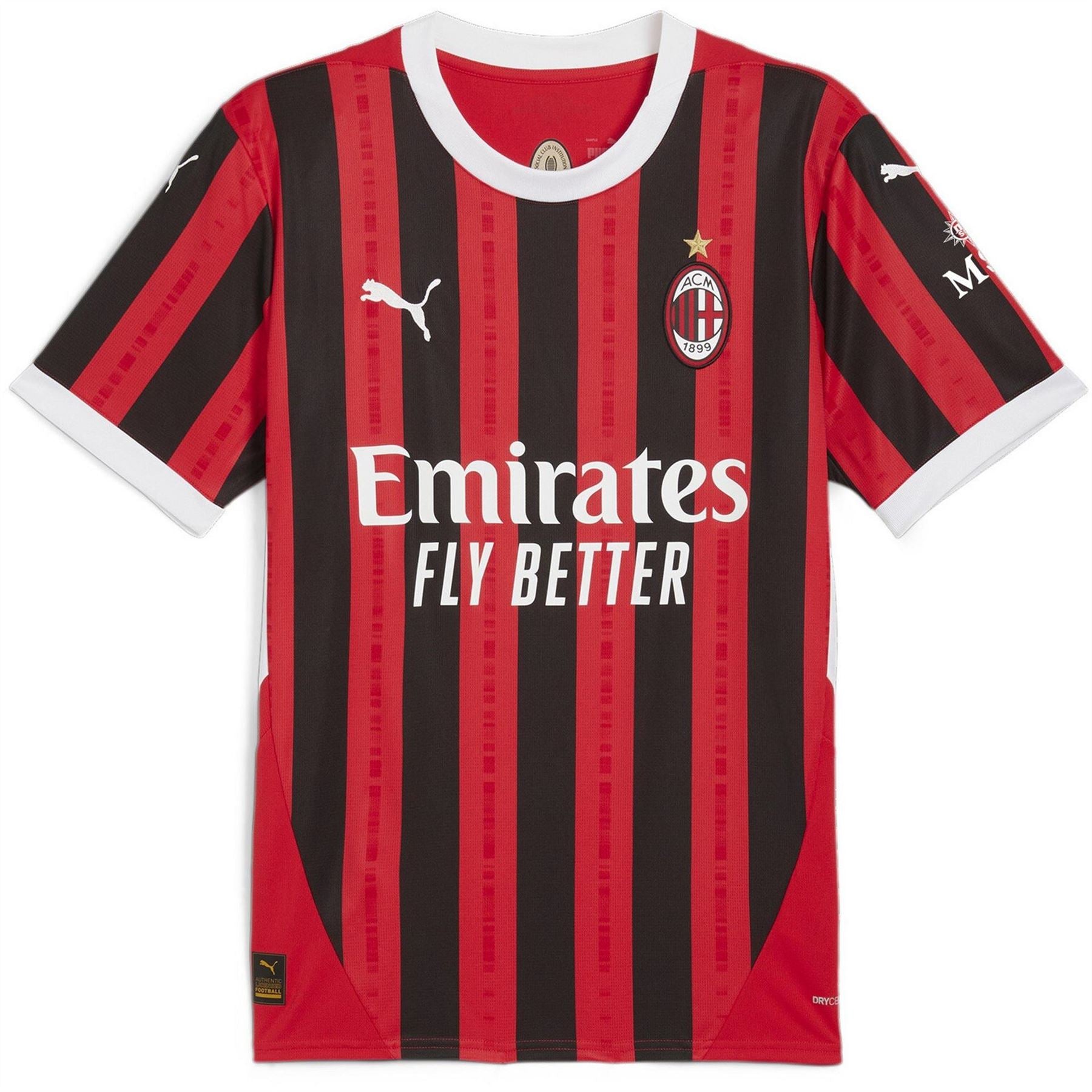 Puma Ac Milan Home Shirt 2024 2025 Adults