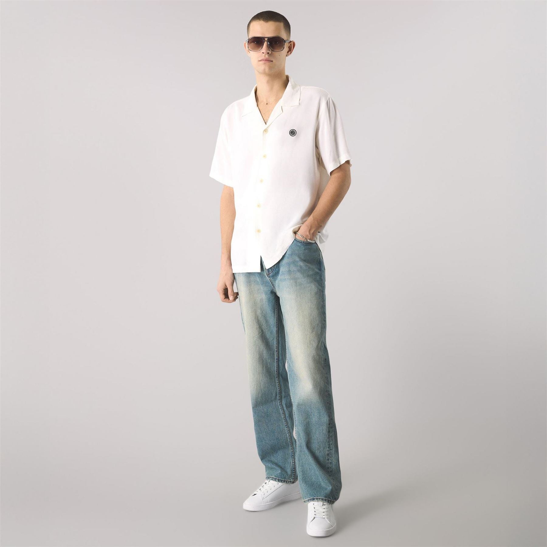 Pretty Green Plain Short Sleeve Regular Fit T-Shirt