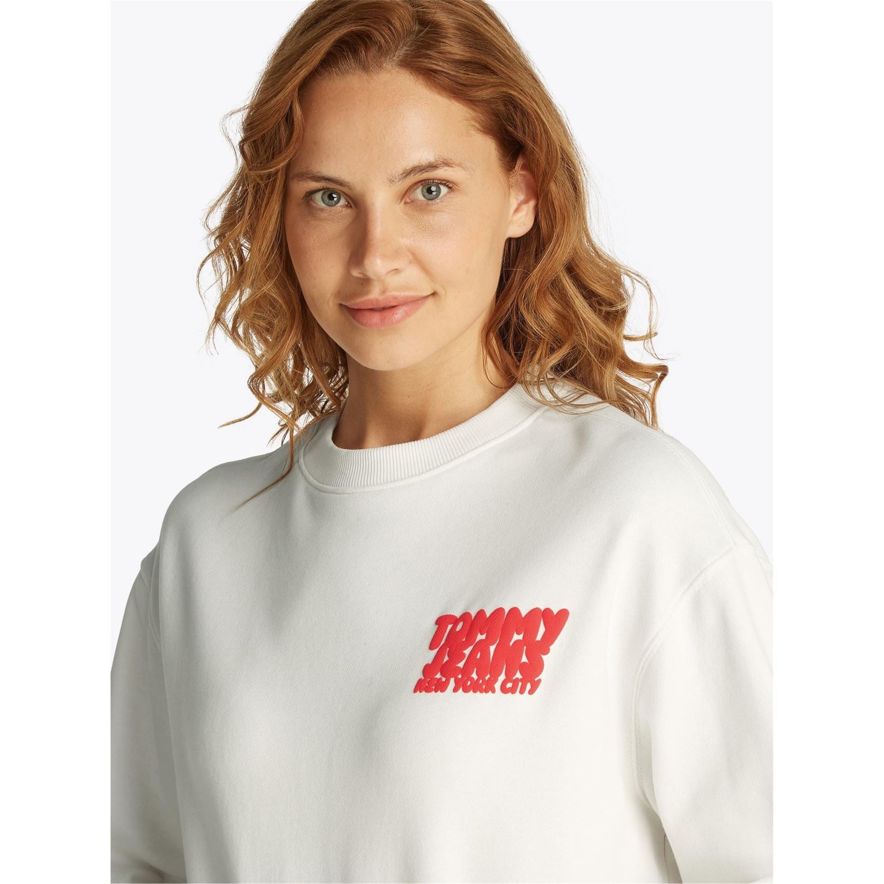 Tommy Jeans Cropped Crew Sweatshirt