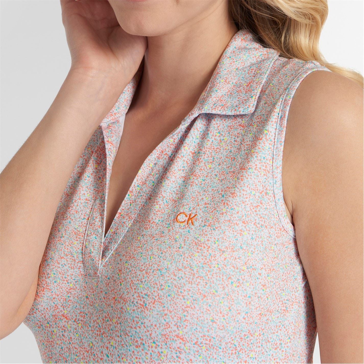 Calvin Klein Golf Short Sleeve Performance Polo Shirt