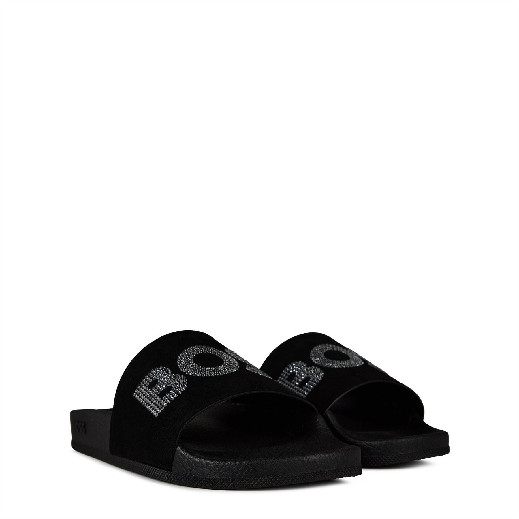 Boss Diamante Pool Shoes Sandals