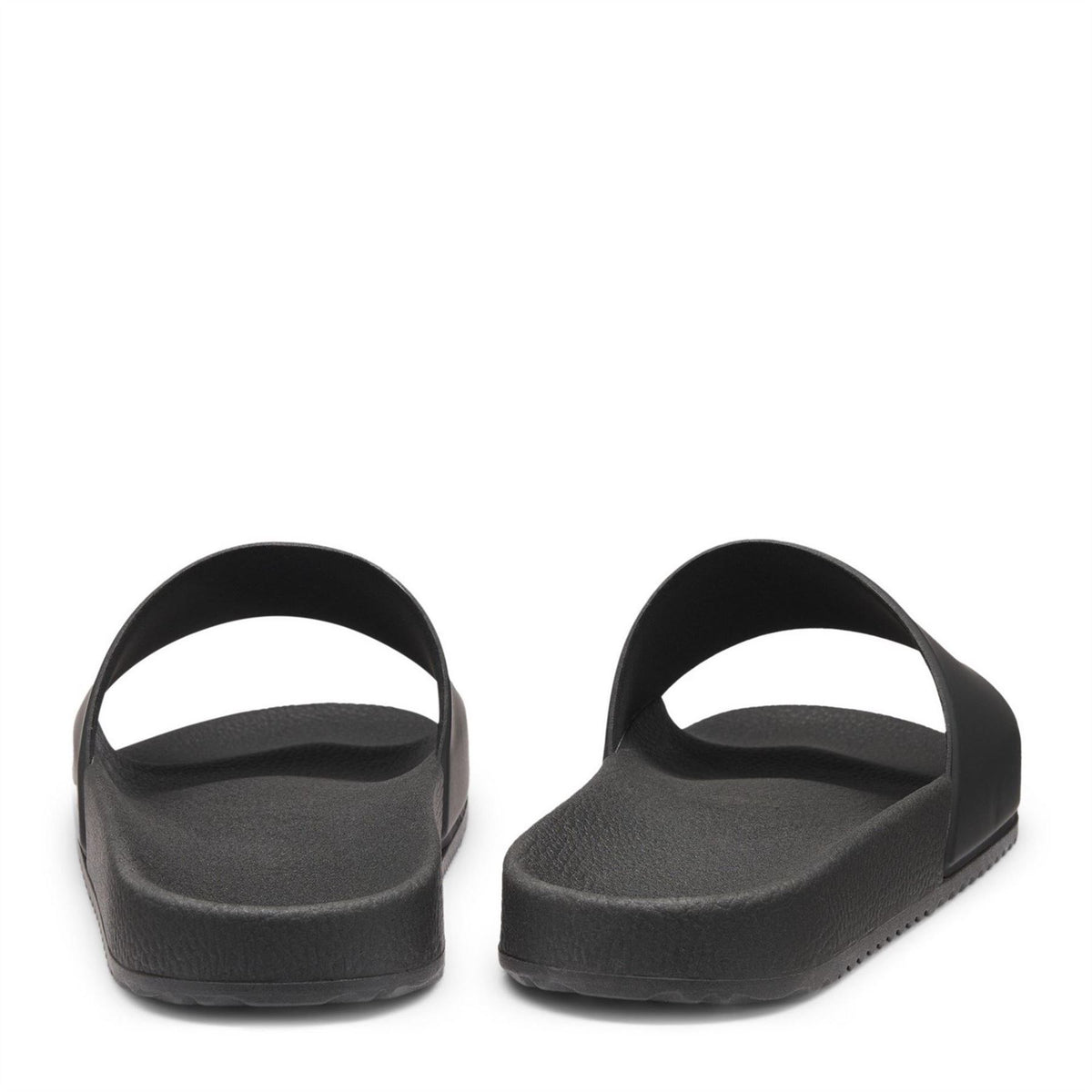 Hugo Logo Print Open Toe Slides