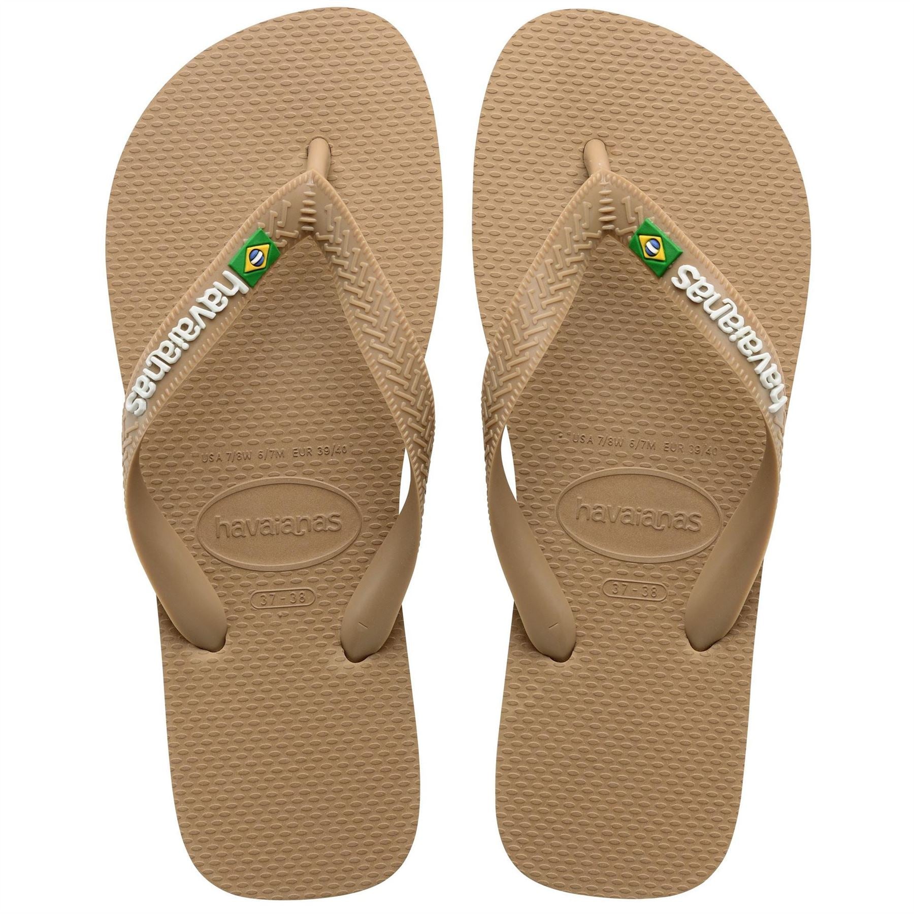 Havaianas Womens Hav. Brasil Logo Ruby Red Ruby Red Flip Flops