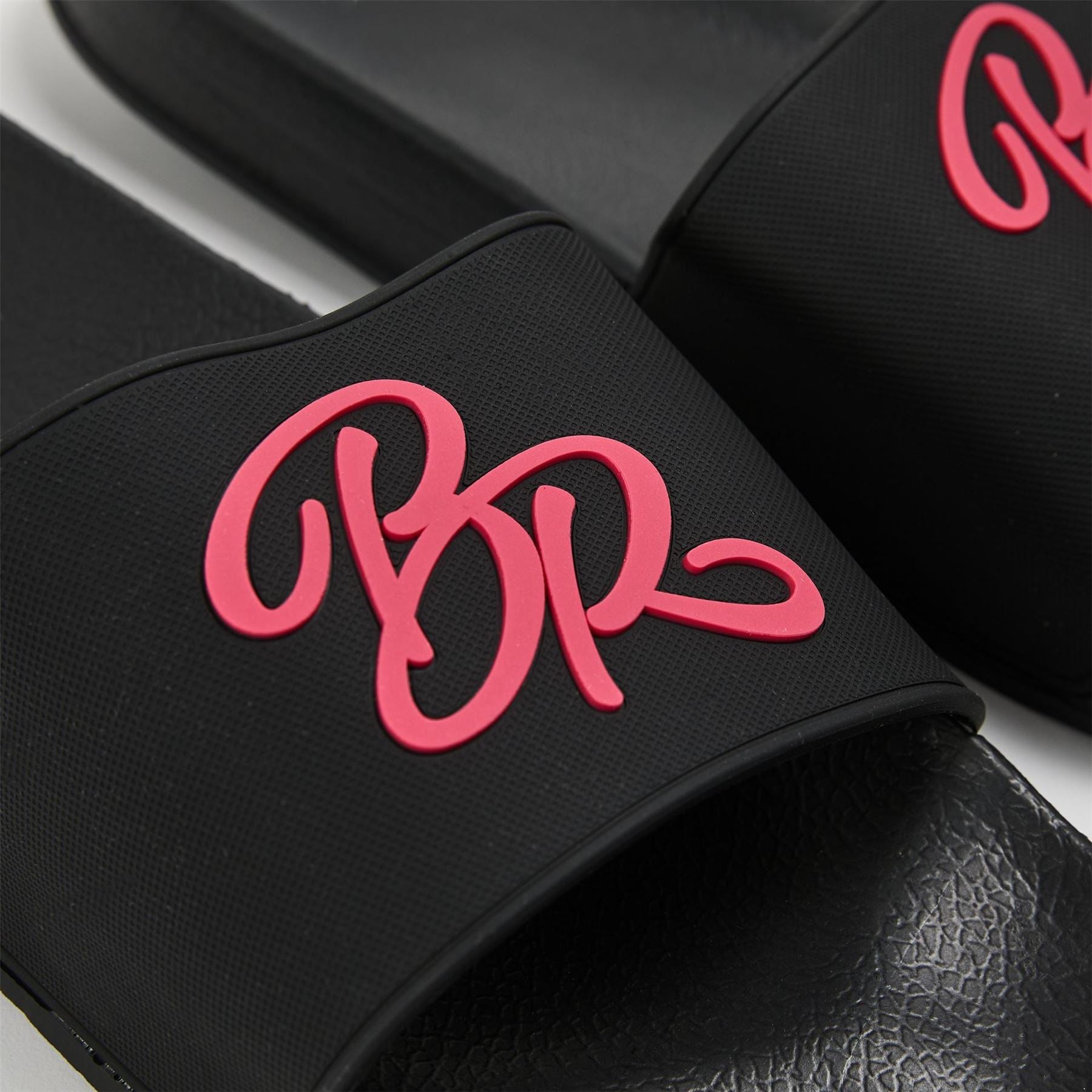 Born Rich Barreca Logo Print Open Toe Slides