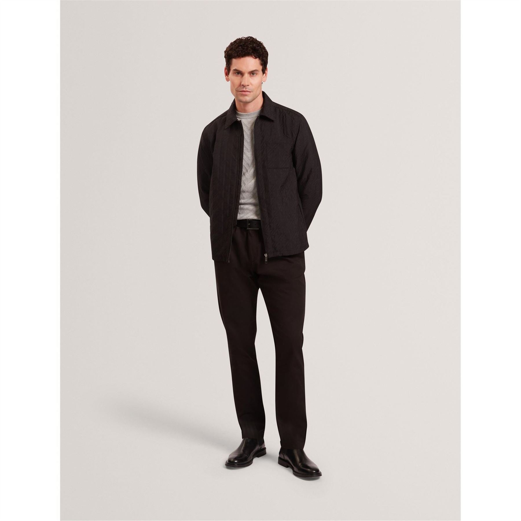 Ted Baker Textured Chest Pocket Overshirt