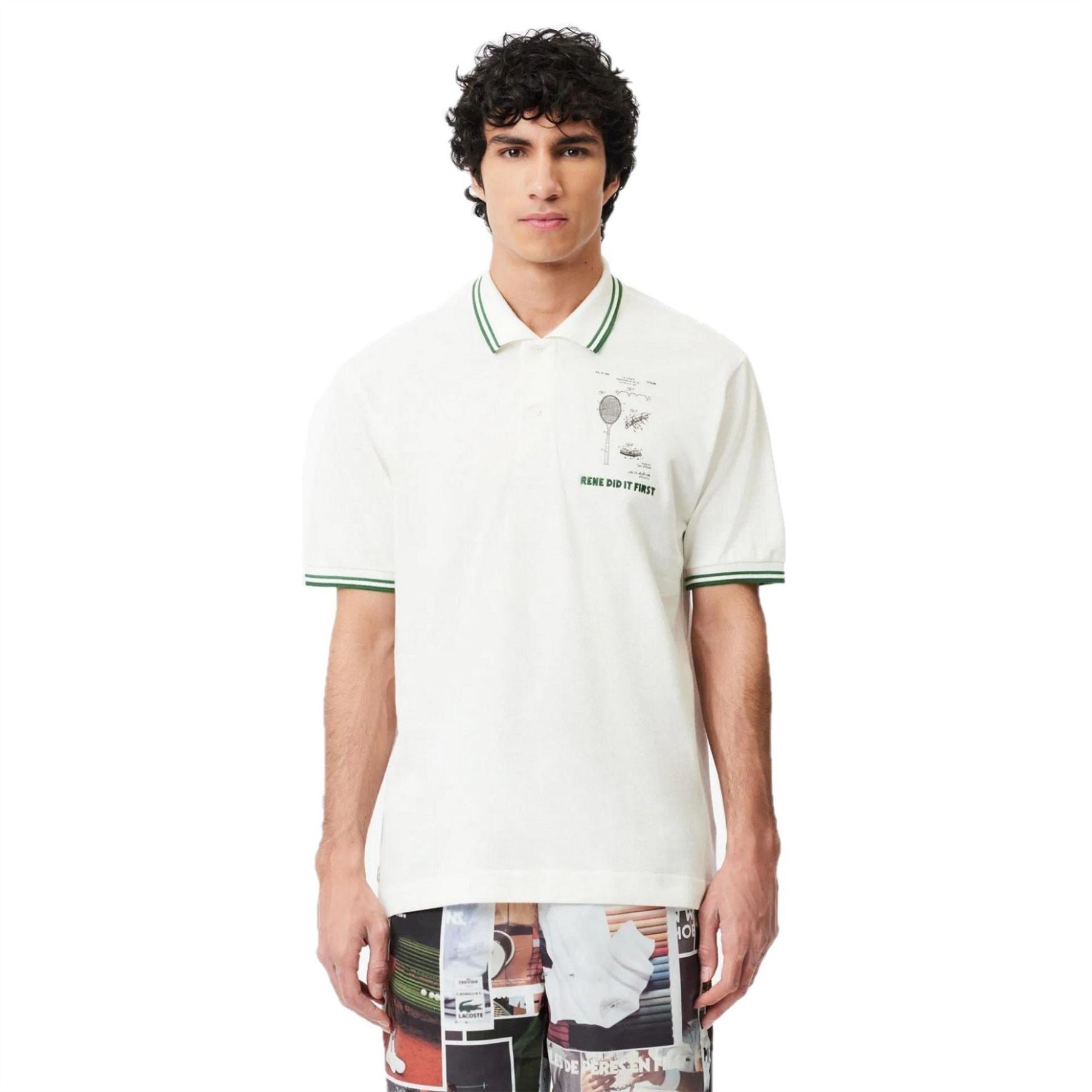 Lacoste Regular Fit Lettering Polo Shirt