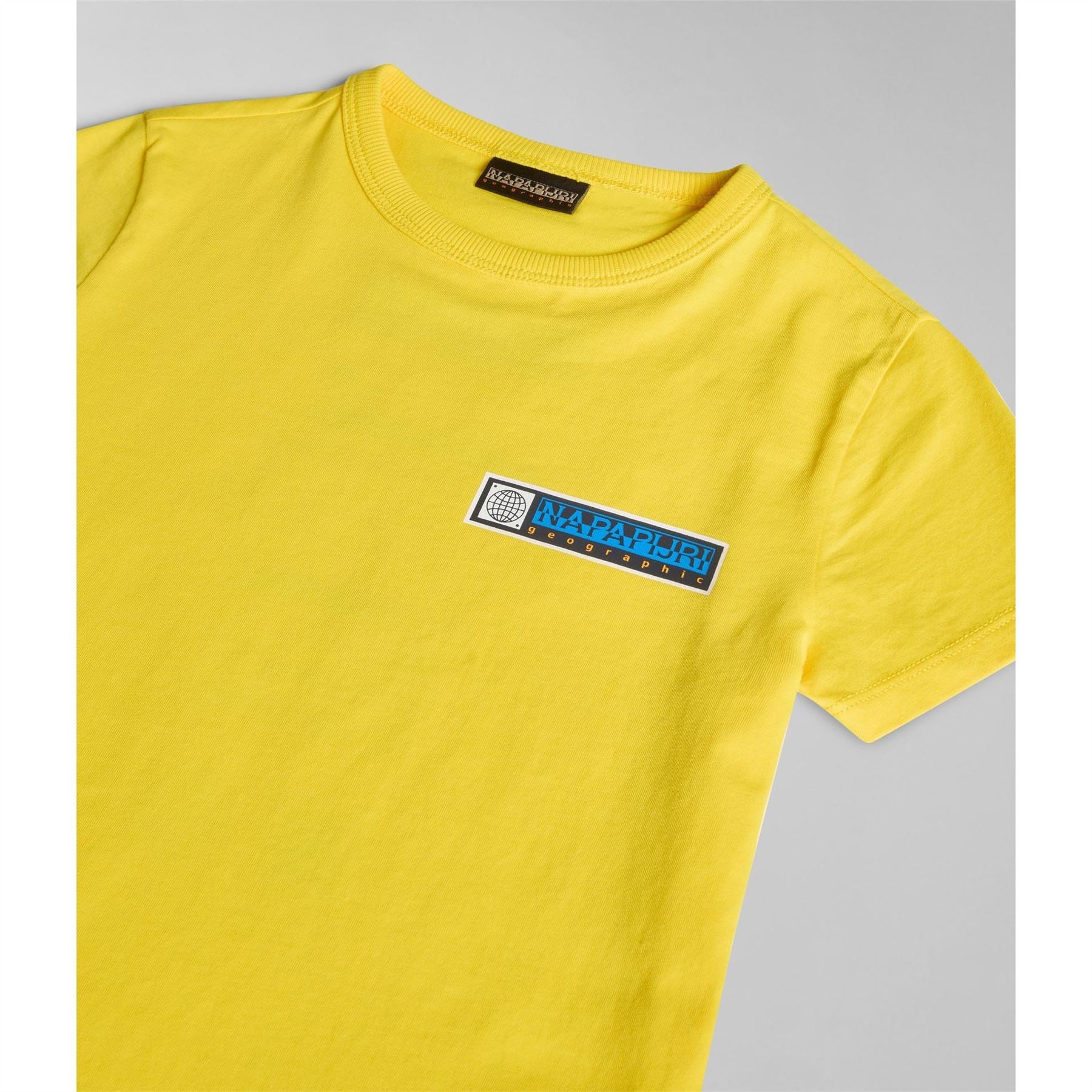 Napapijri Liard Geographic Print Crew Neck T-Shirt
