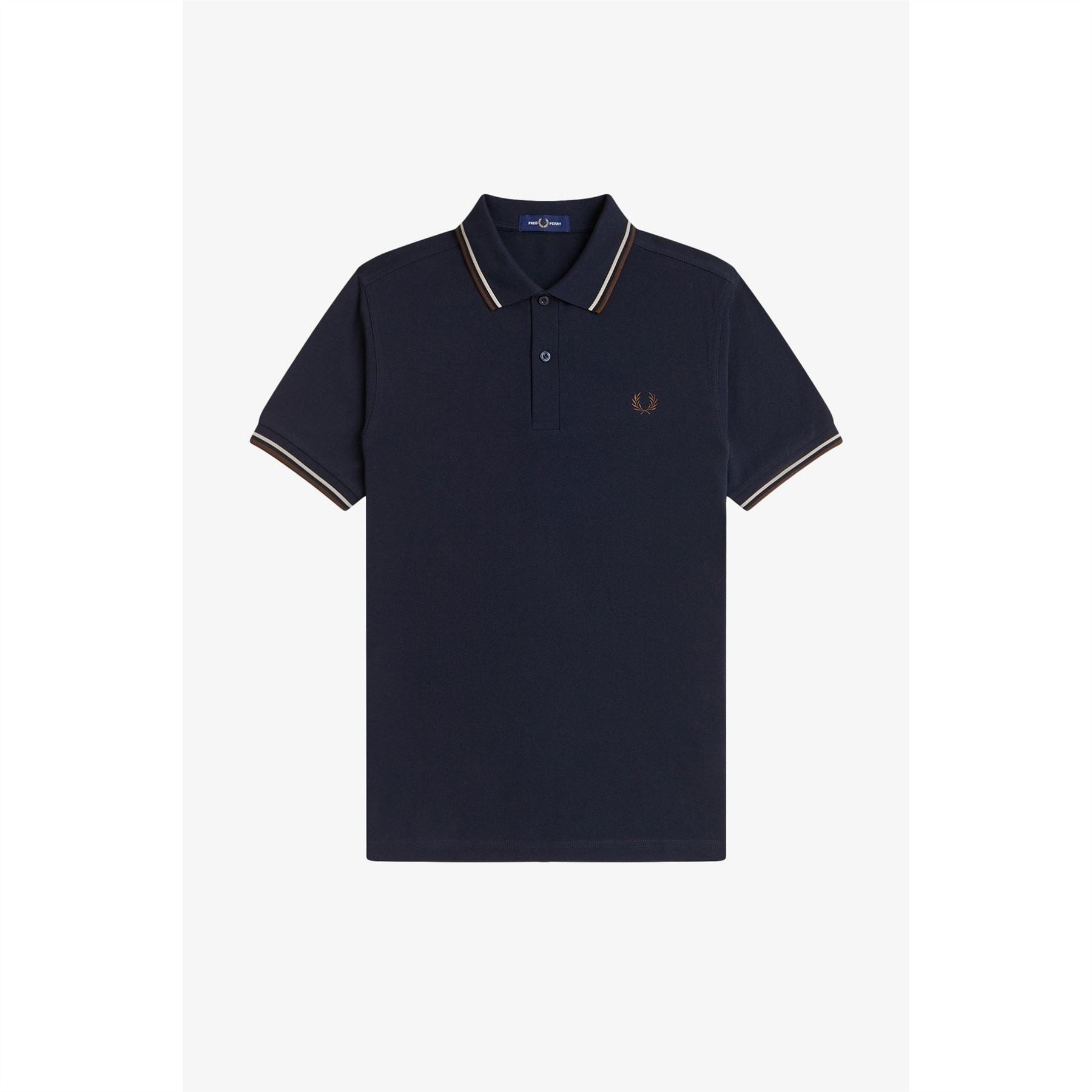 Fred Perry Sleeve Twin Tipped Polo Shirt