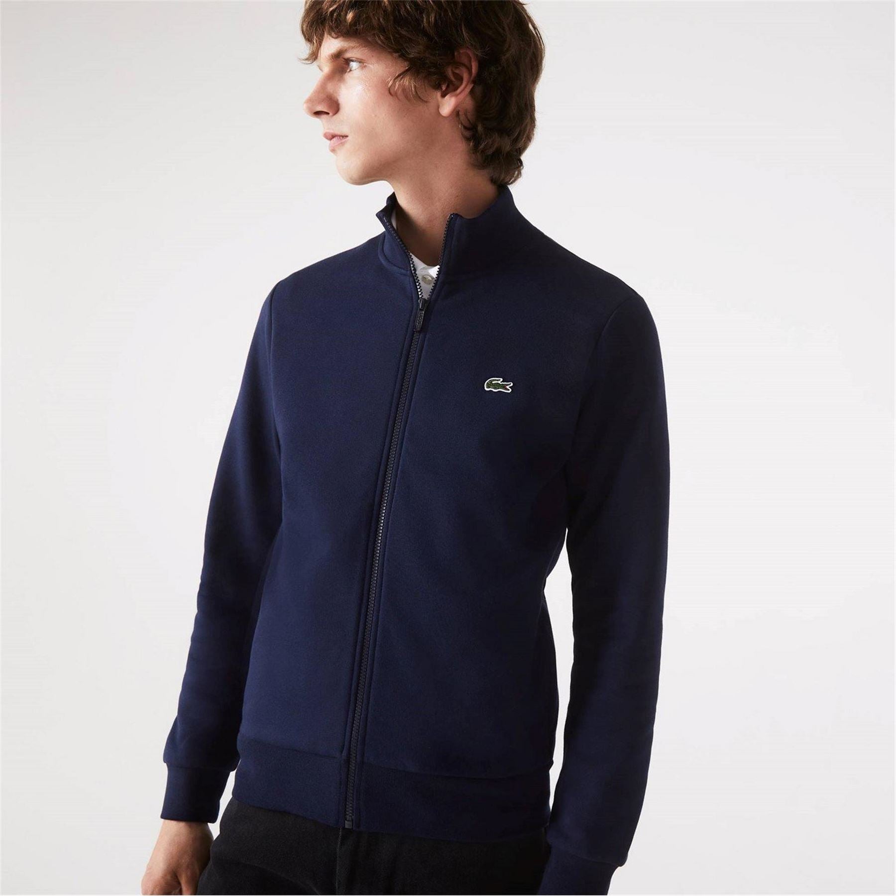 Lacoste Full Zip Funnel Sweatshirt