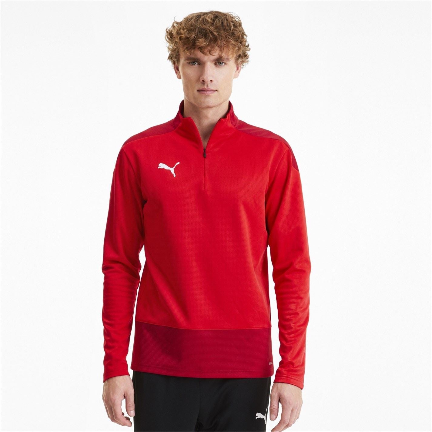 Puma Mens Teamgoal 23 Training Quarter Zip Top Fleece
