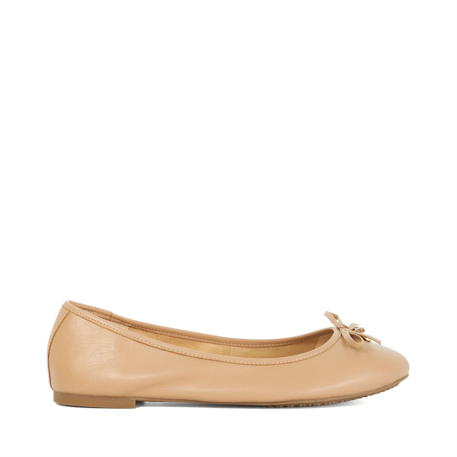 Dune London Bow Embellished Ballet Flats Pumps