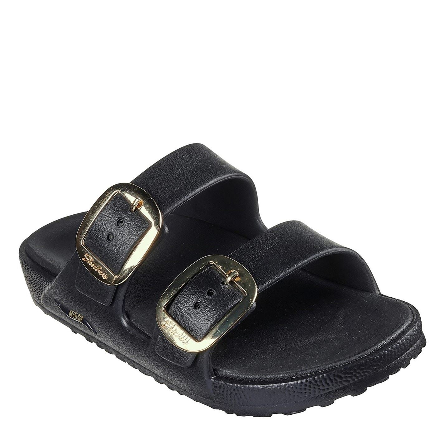 Skechers Molded Double Band Flat Slide Sandals