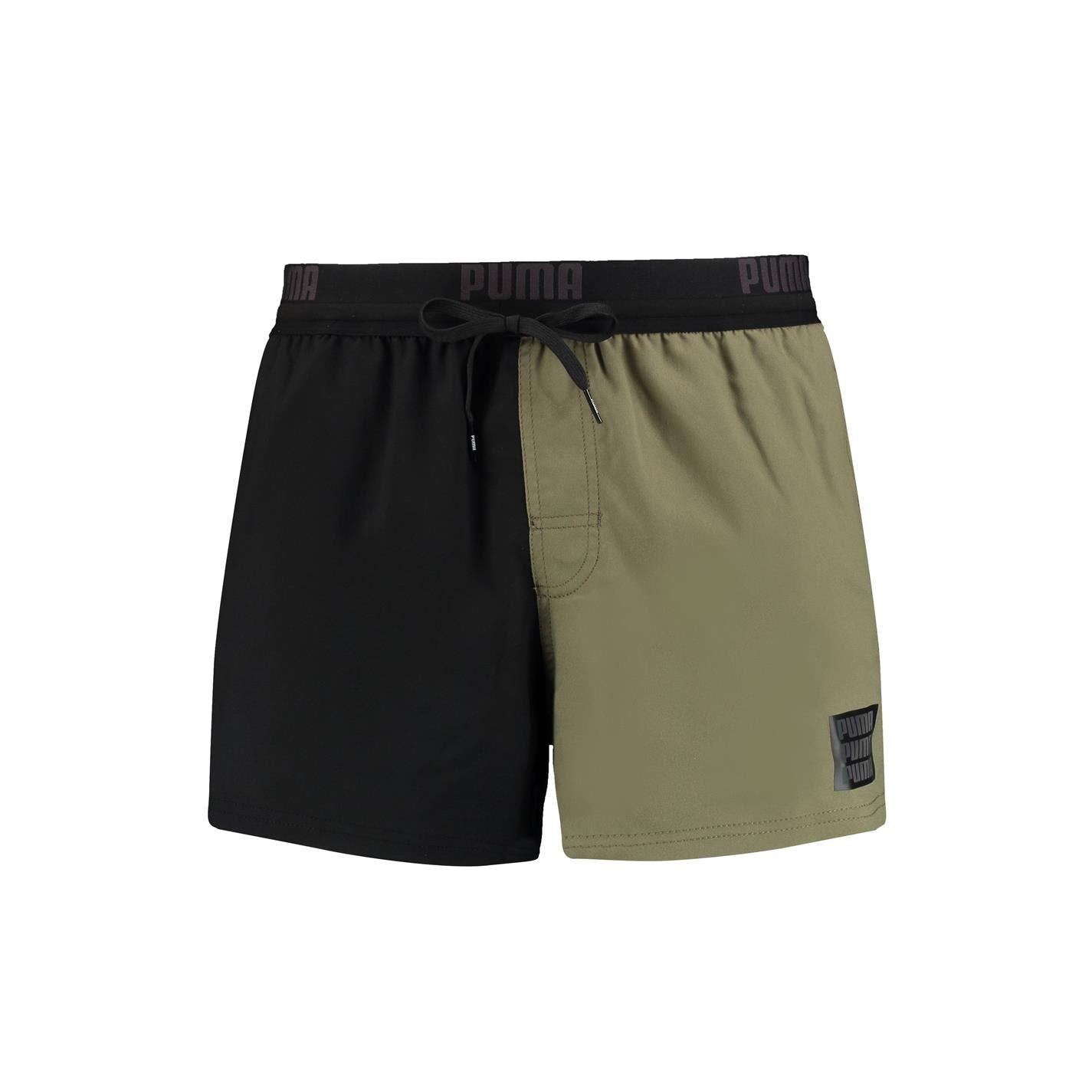 Puma Regular Fit Color Block Swim Shorts