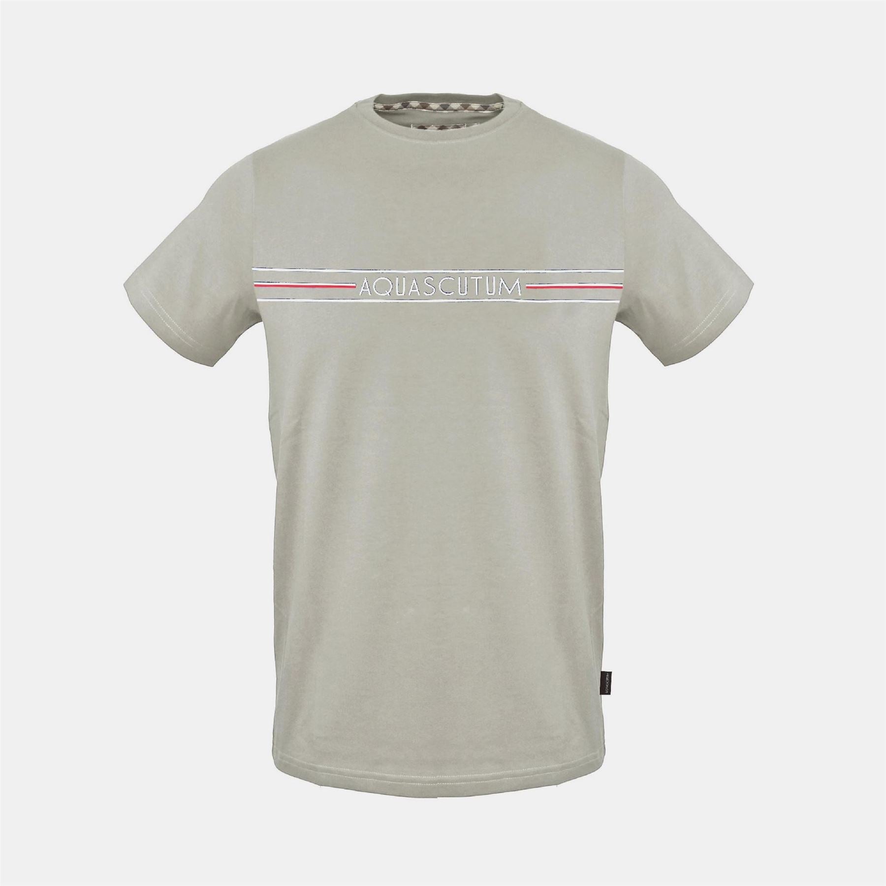 Aquascutum Wordmark Crew Neck Regular Fit Short Sleeve T-Shirt