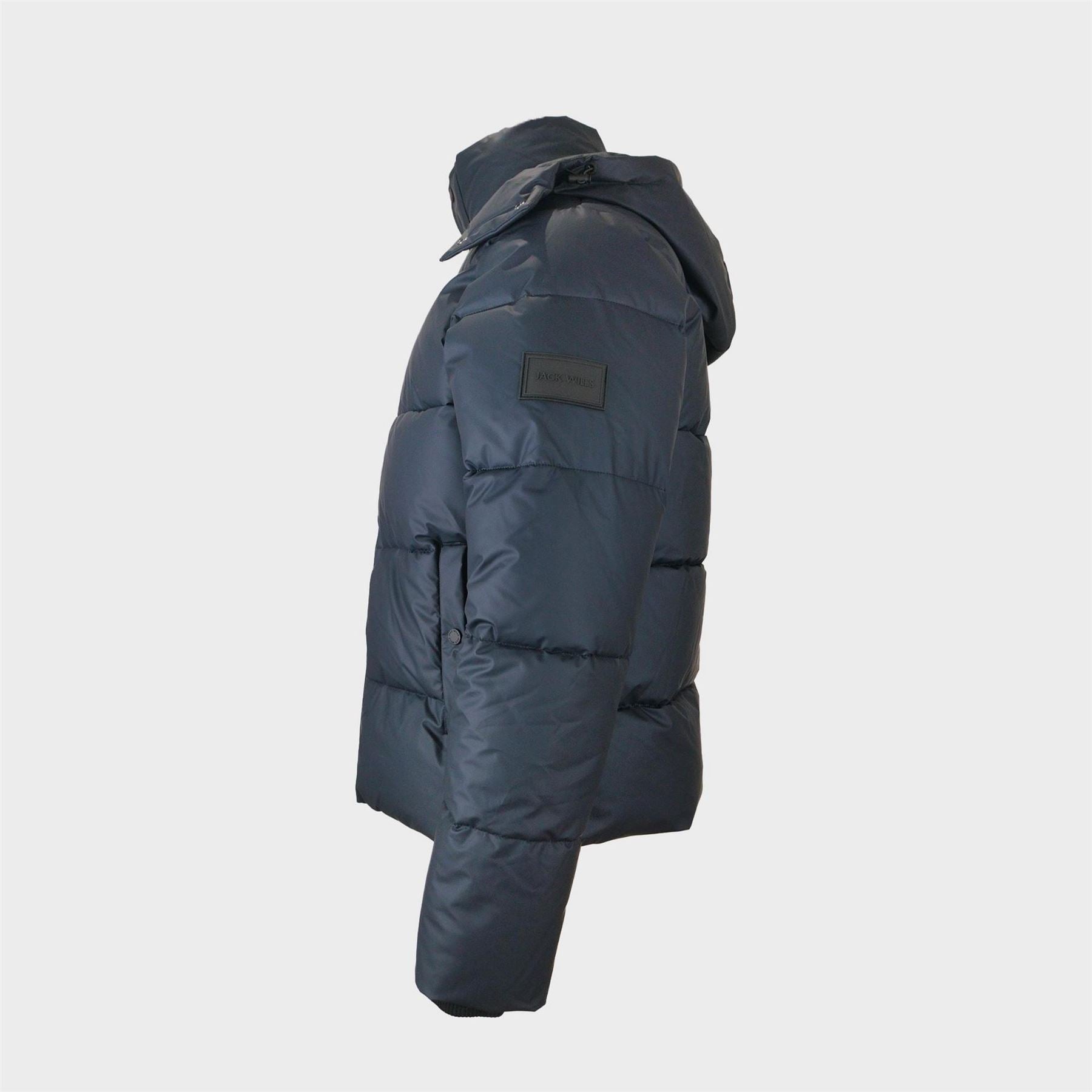 Jack Wills Appledore Water and Wind Resistant Hooded Short Puffer Jacket