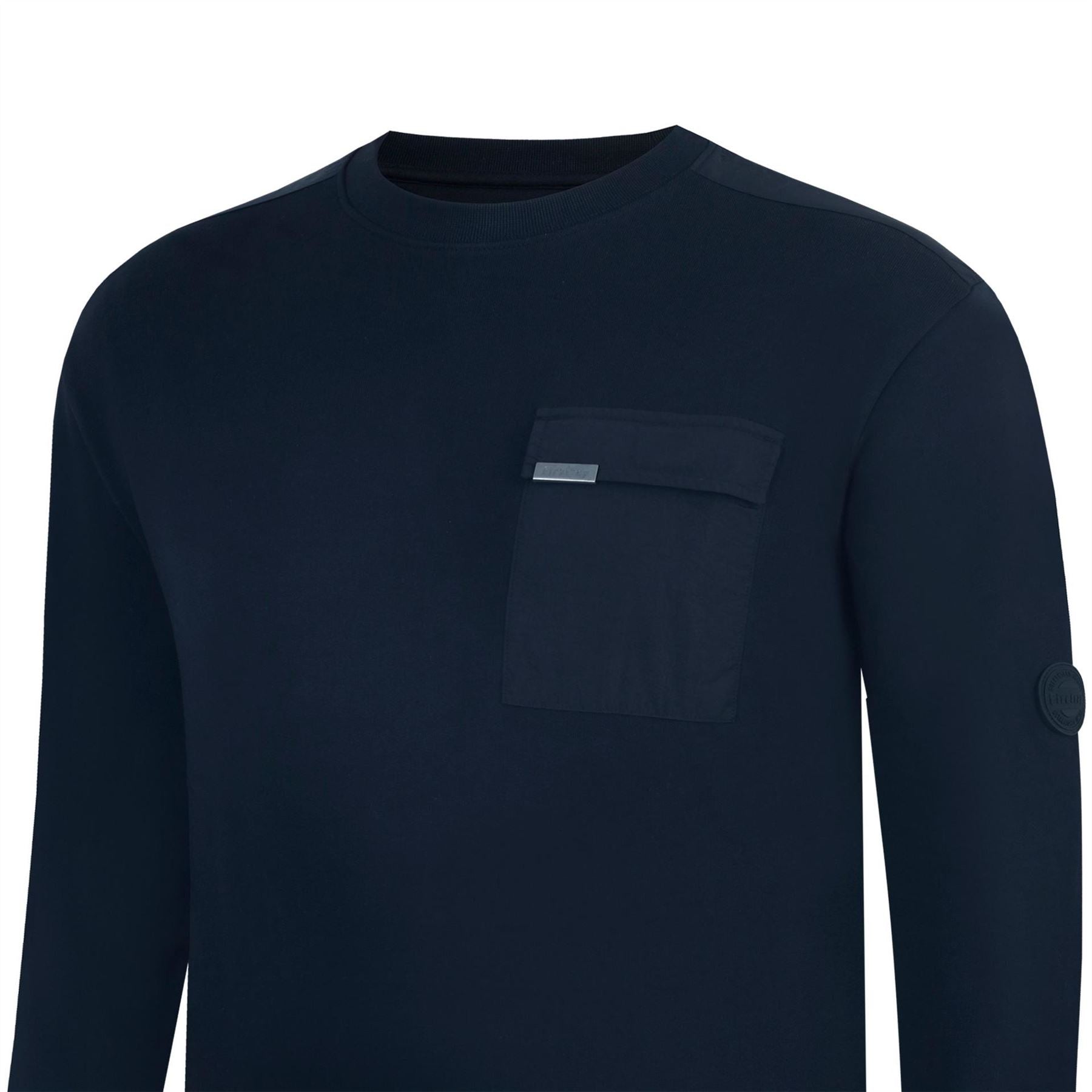 Firetrap Crew Neck Regular Fit Long Sleeve Sweater