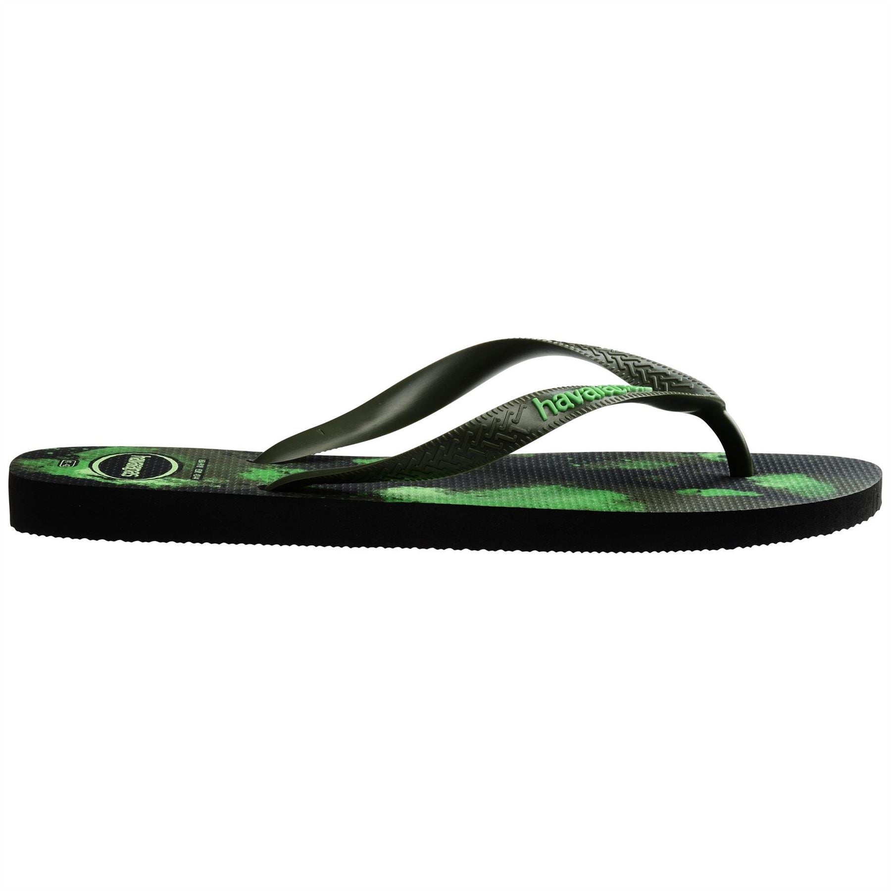 Havaianas Womens Hav. Top Camu Black Moss 37 38 Flip Flops