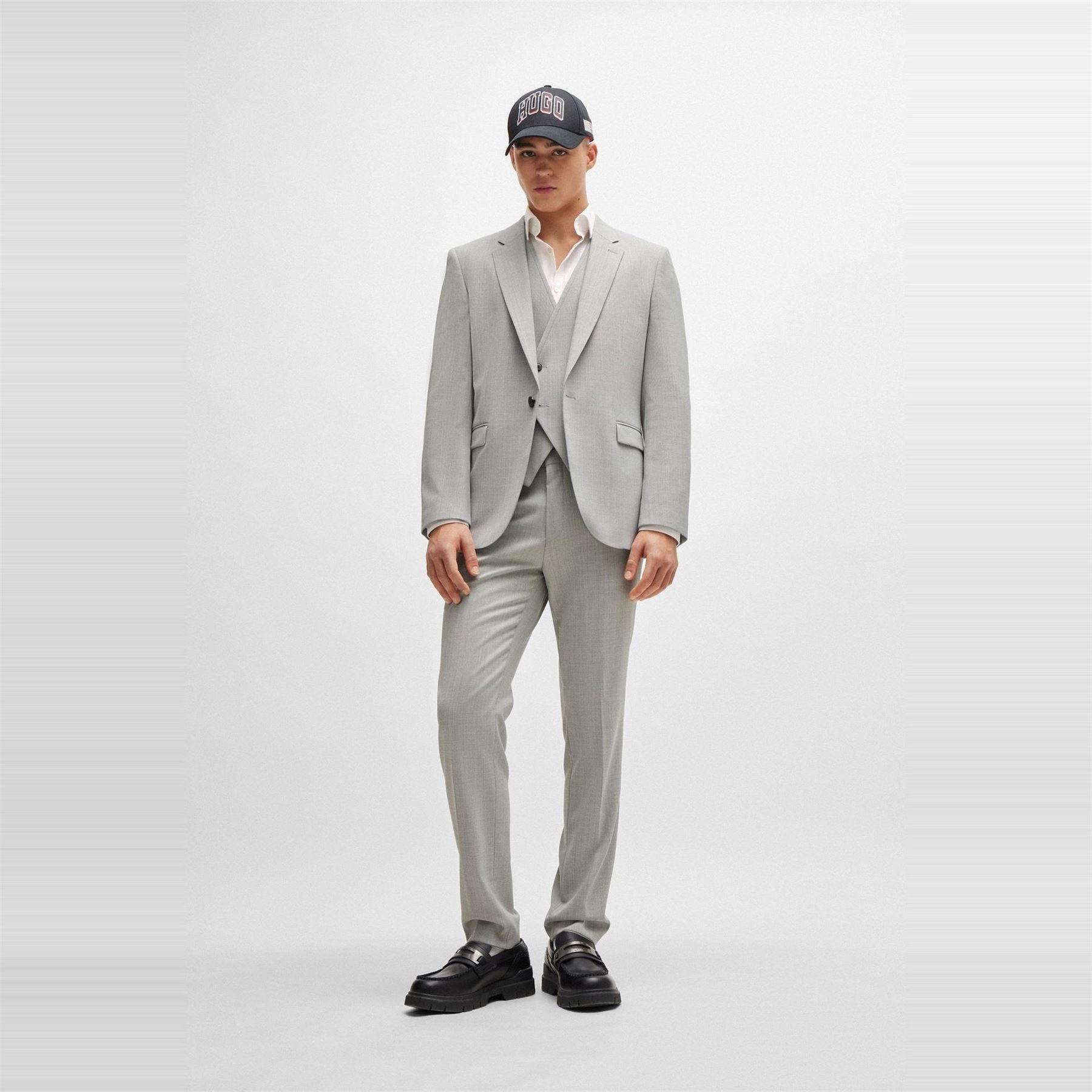Boss Slim Fit Long Sleeve Collared Oxford Shirt