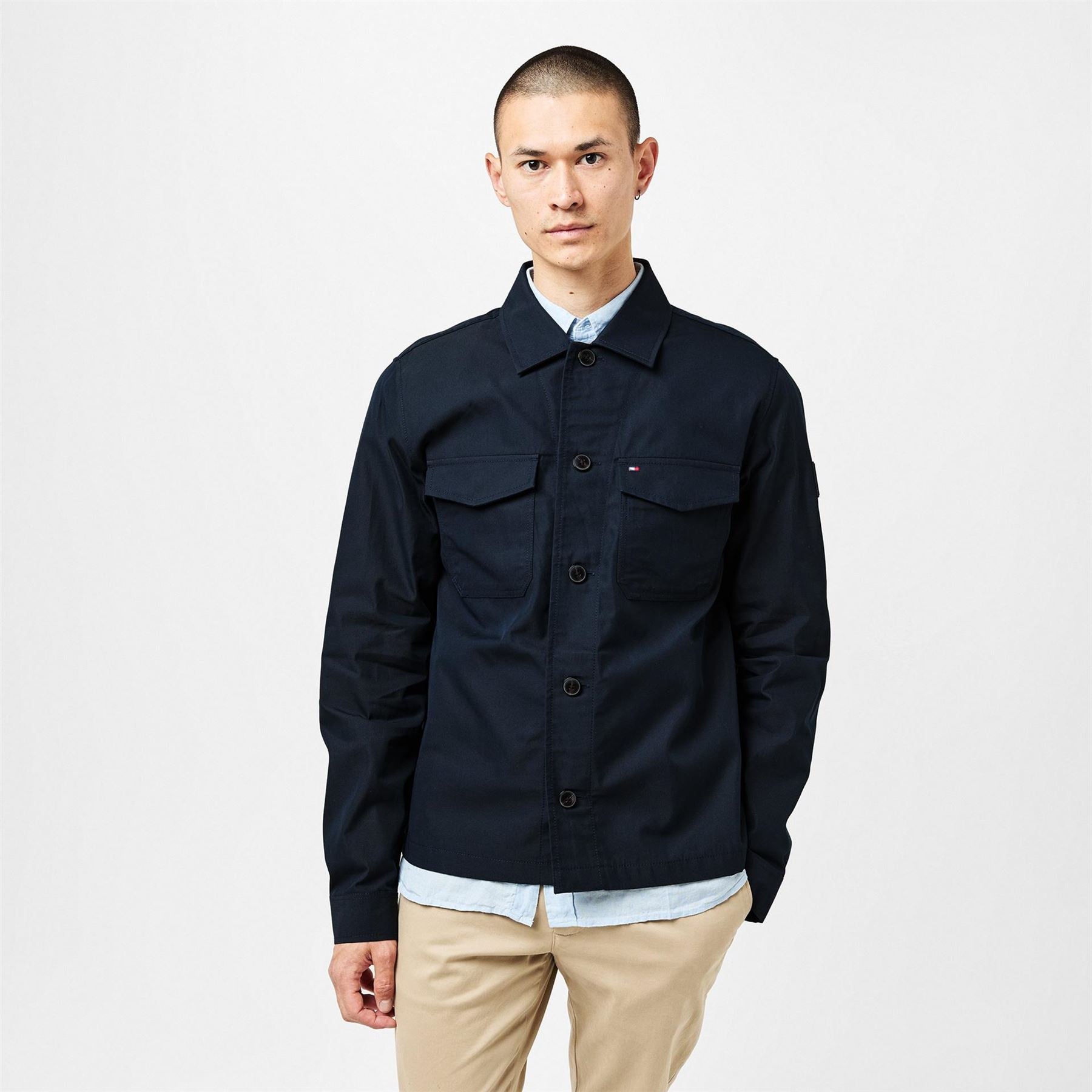 Tommy Hilfiger Cotton Button Through Overshirt