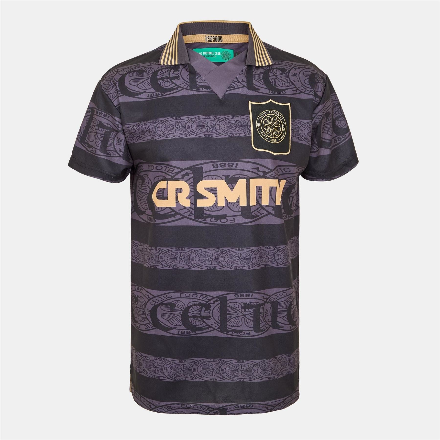 Team Mens 96 Gold Retro Football Shirt