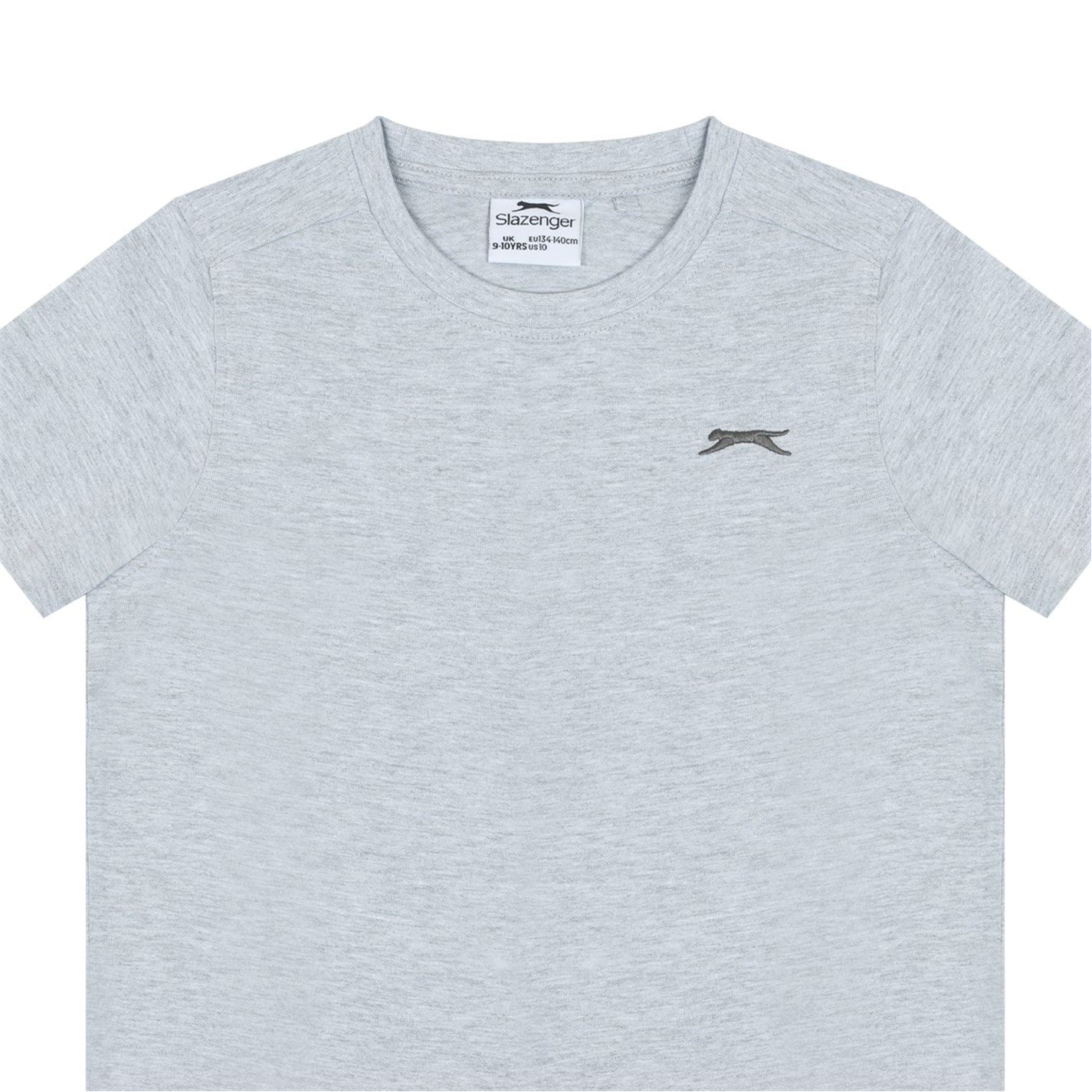Slazenger Junior Boys Plain Tee Shirt