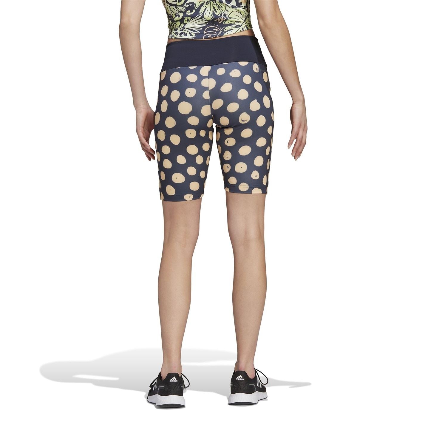 adidas Womens Farm Print Bike Shorts