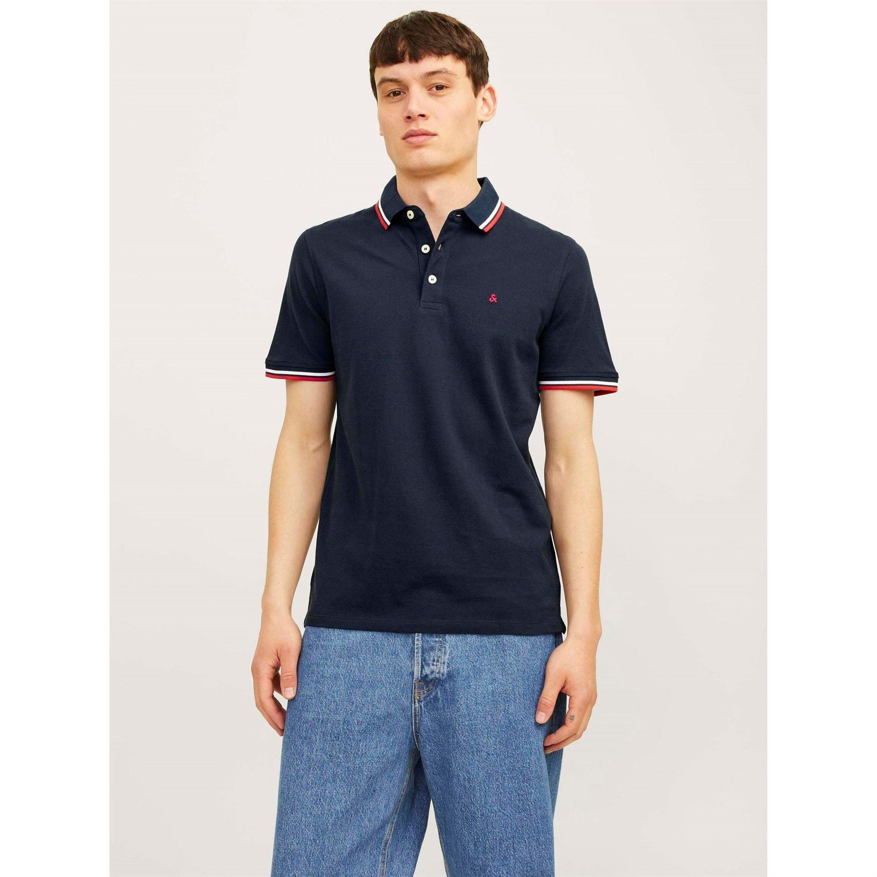 Jack and Jones Paulos Pack Short Sleeve Polo Shirt