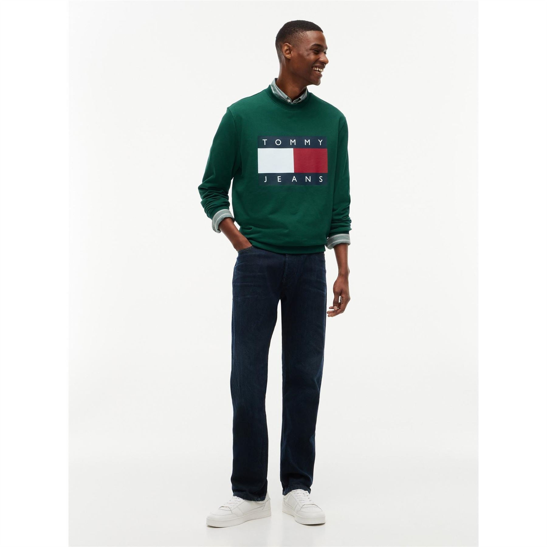 Tommy Jeans Reg Big Flag Crew