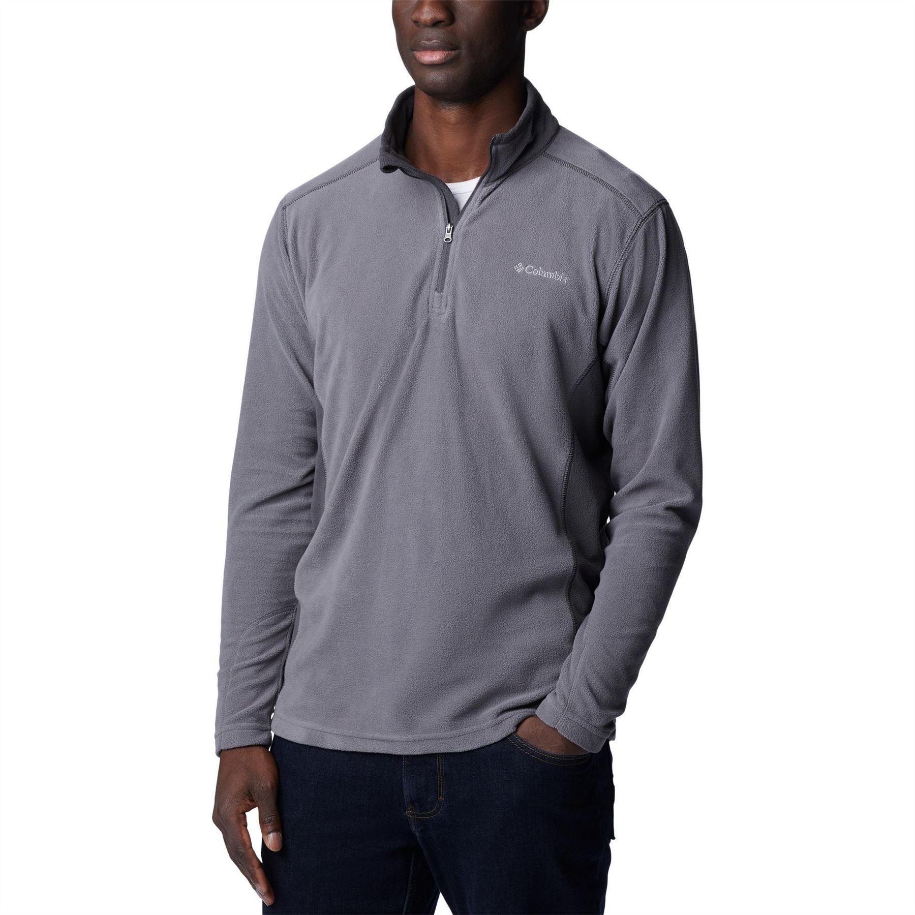 Columbia Klam Fleece Regular Fit Zip Neck Sweatshirt