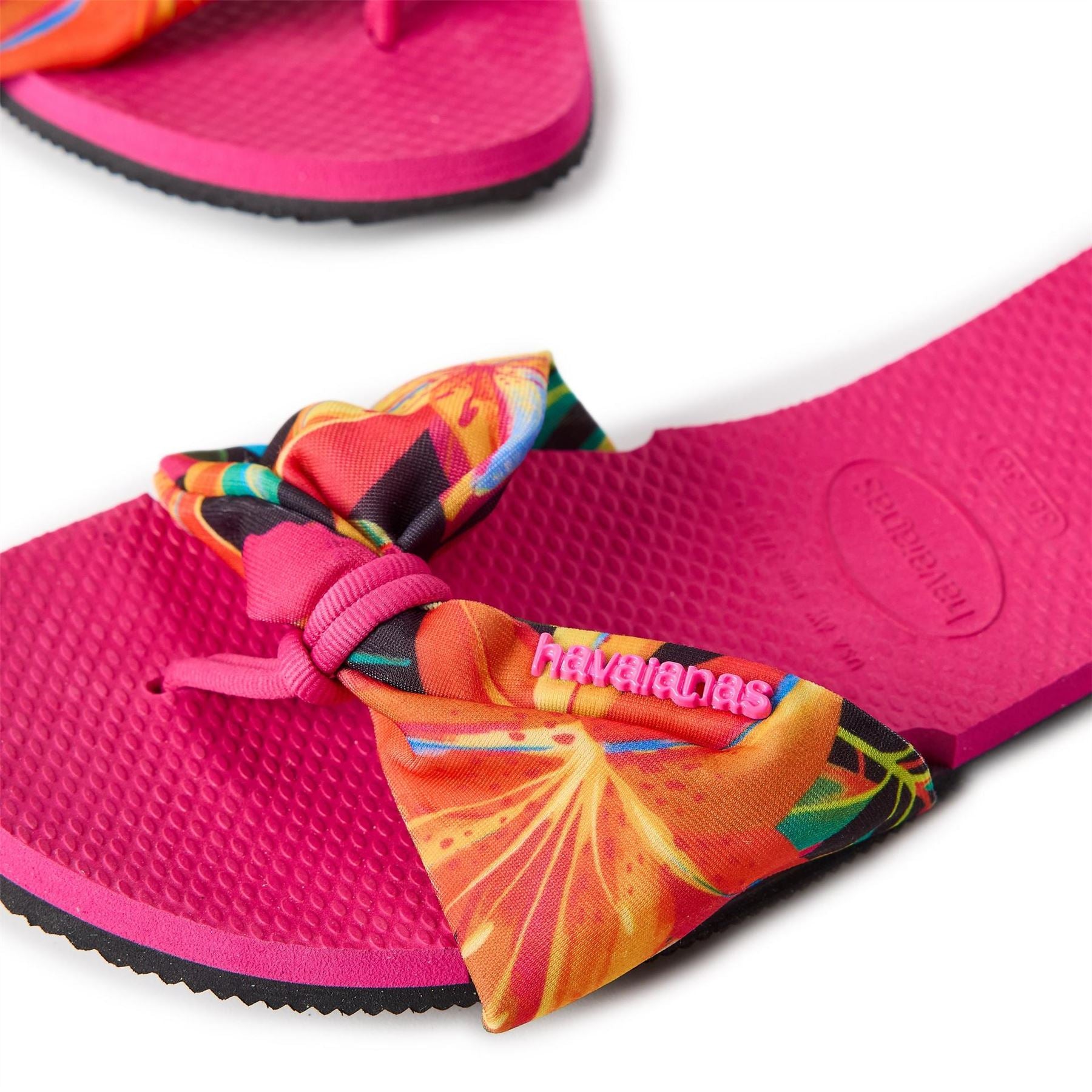Havaianas Womens Hav. You Saint Tropez Print Navy Bl Flip Flops