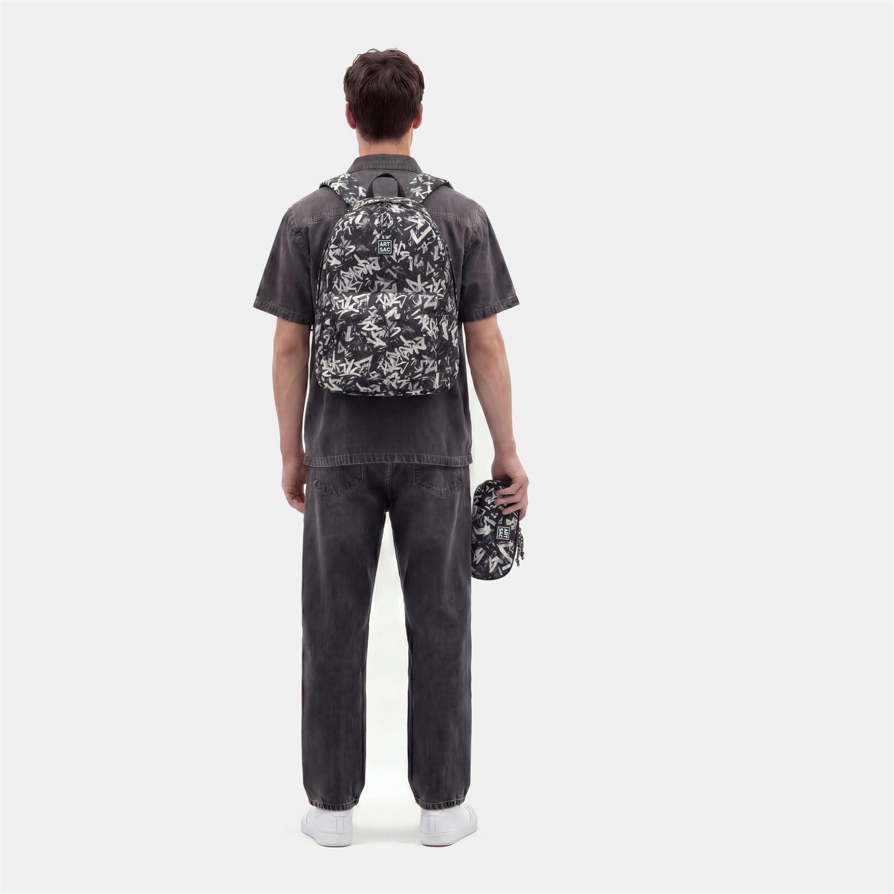 Artsac Front Pocket Backpack And Pencil Case Set