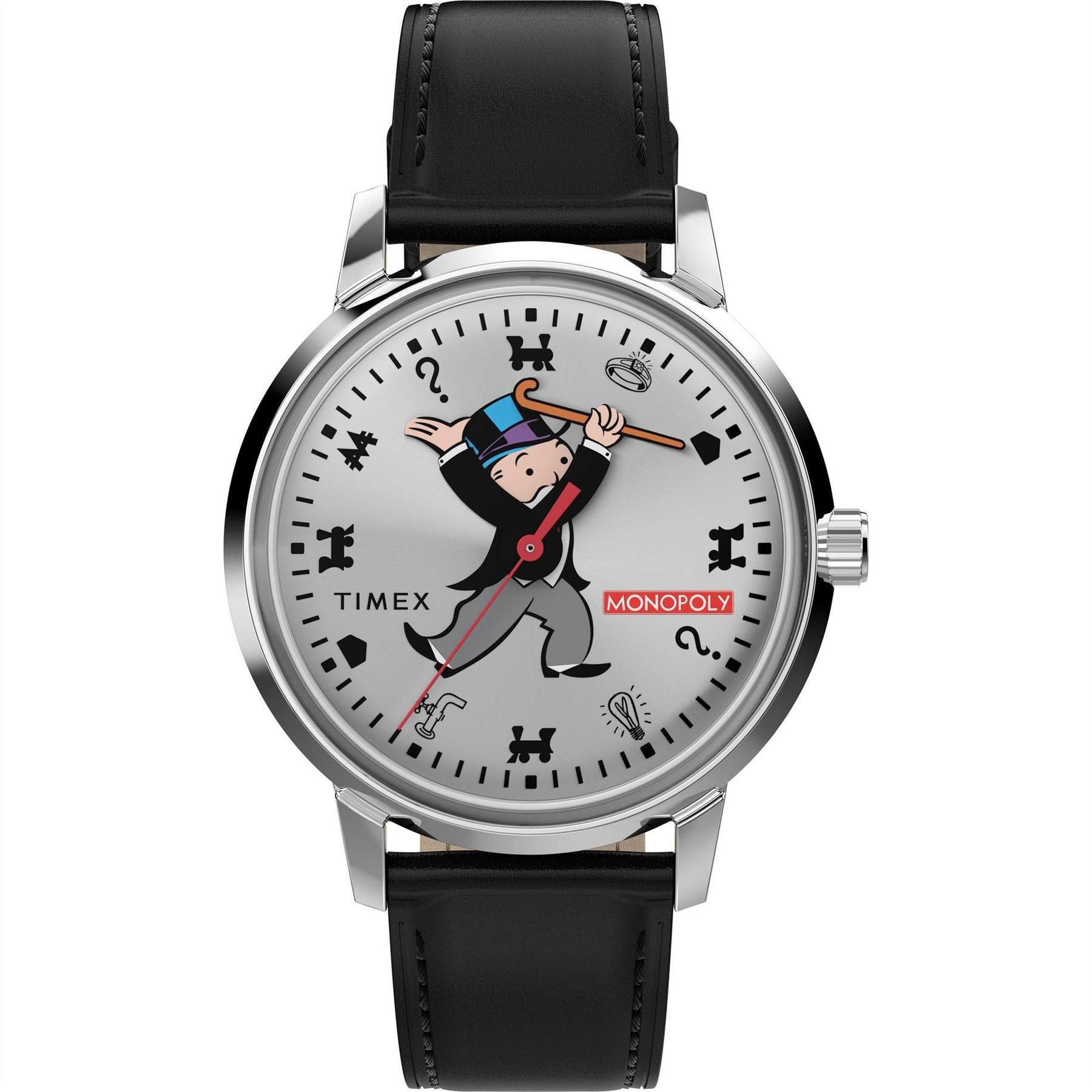 Timex Monoply Skeleton Leather Single Wrap Analogue Watch