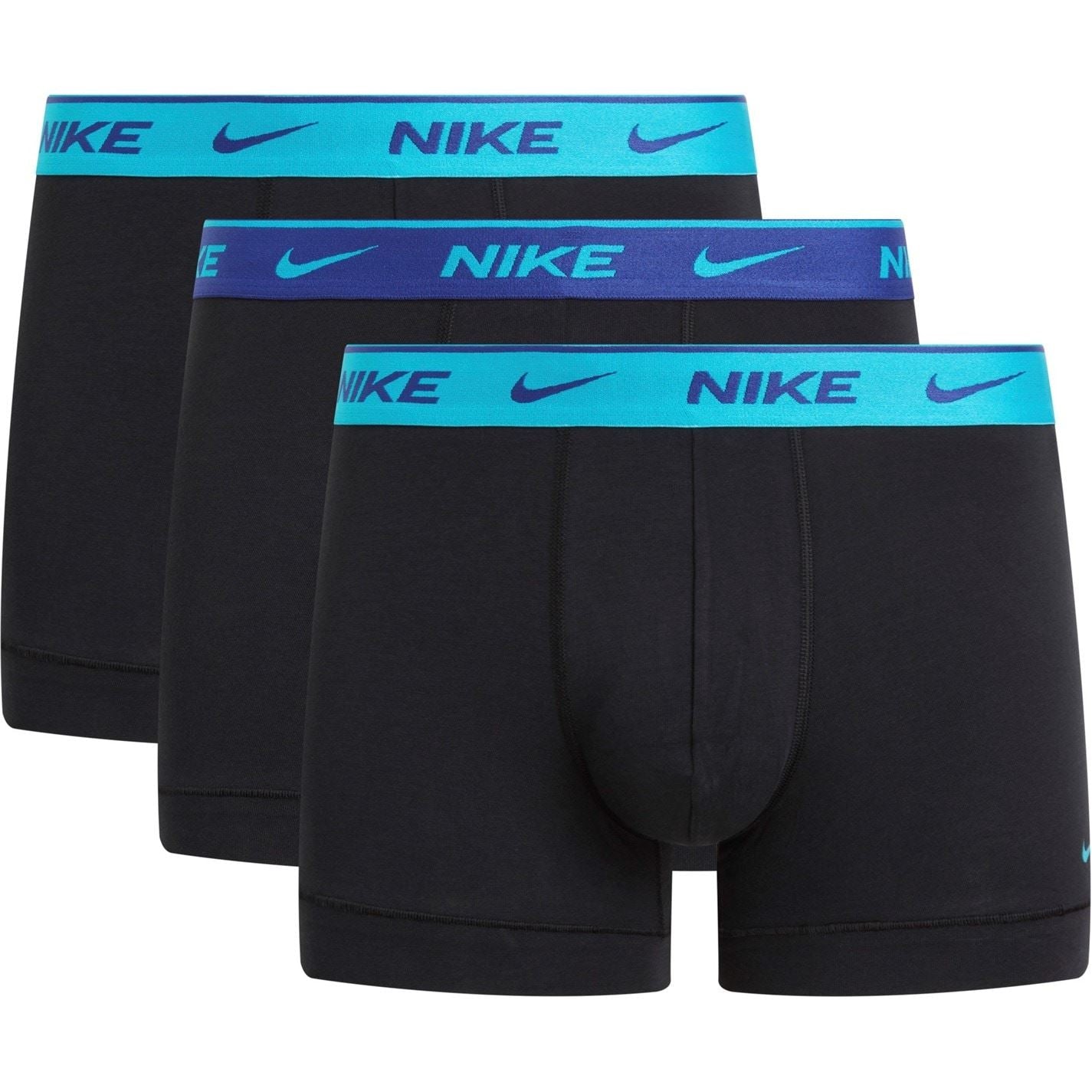 Nike Mens 3 Pack Everyday Cotton Trunks