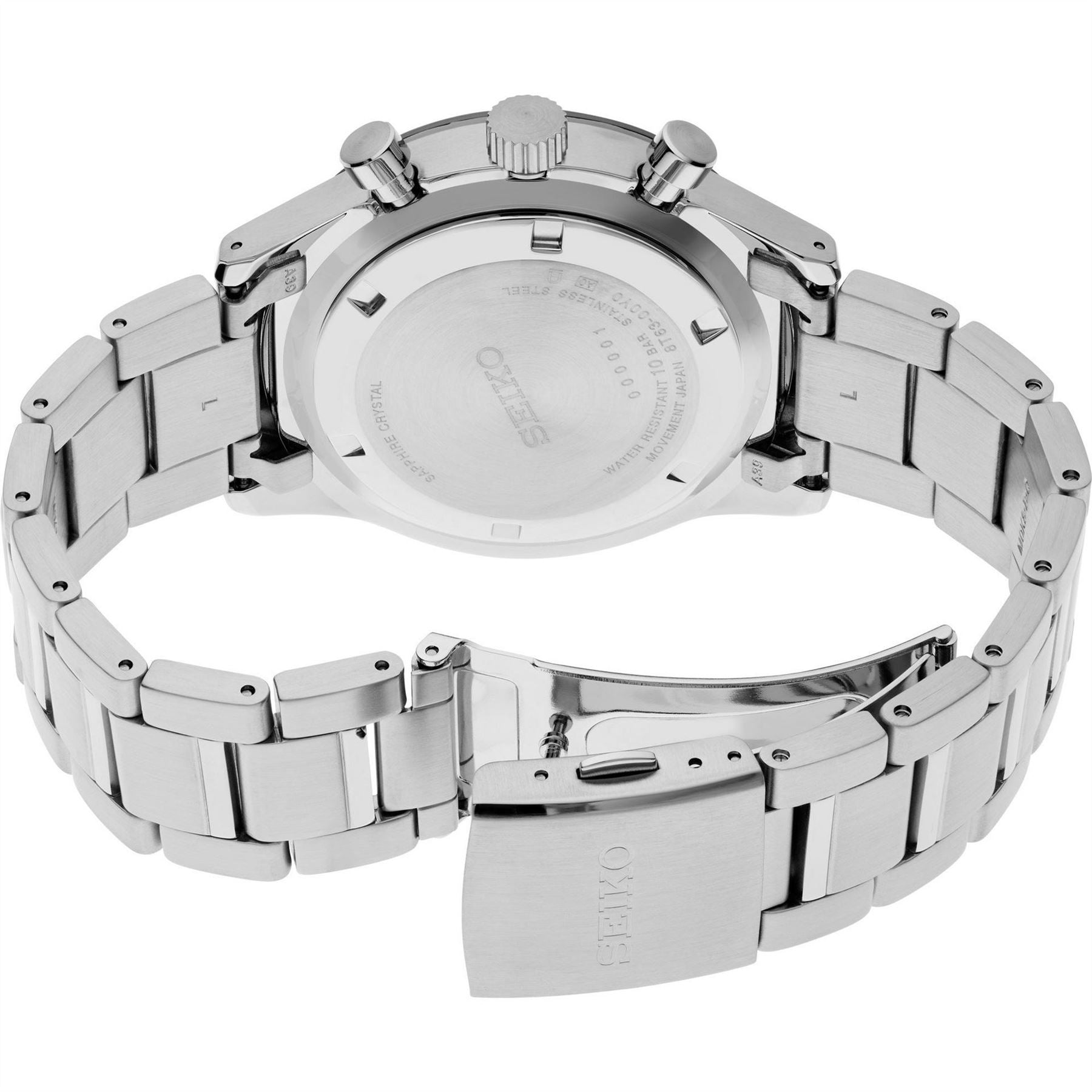 Seiko Sport Analogue Steel Bracelet Watch