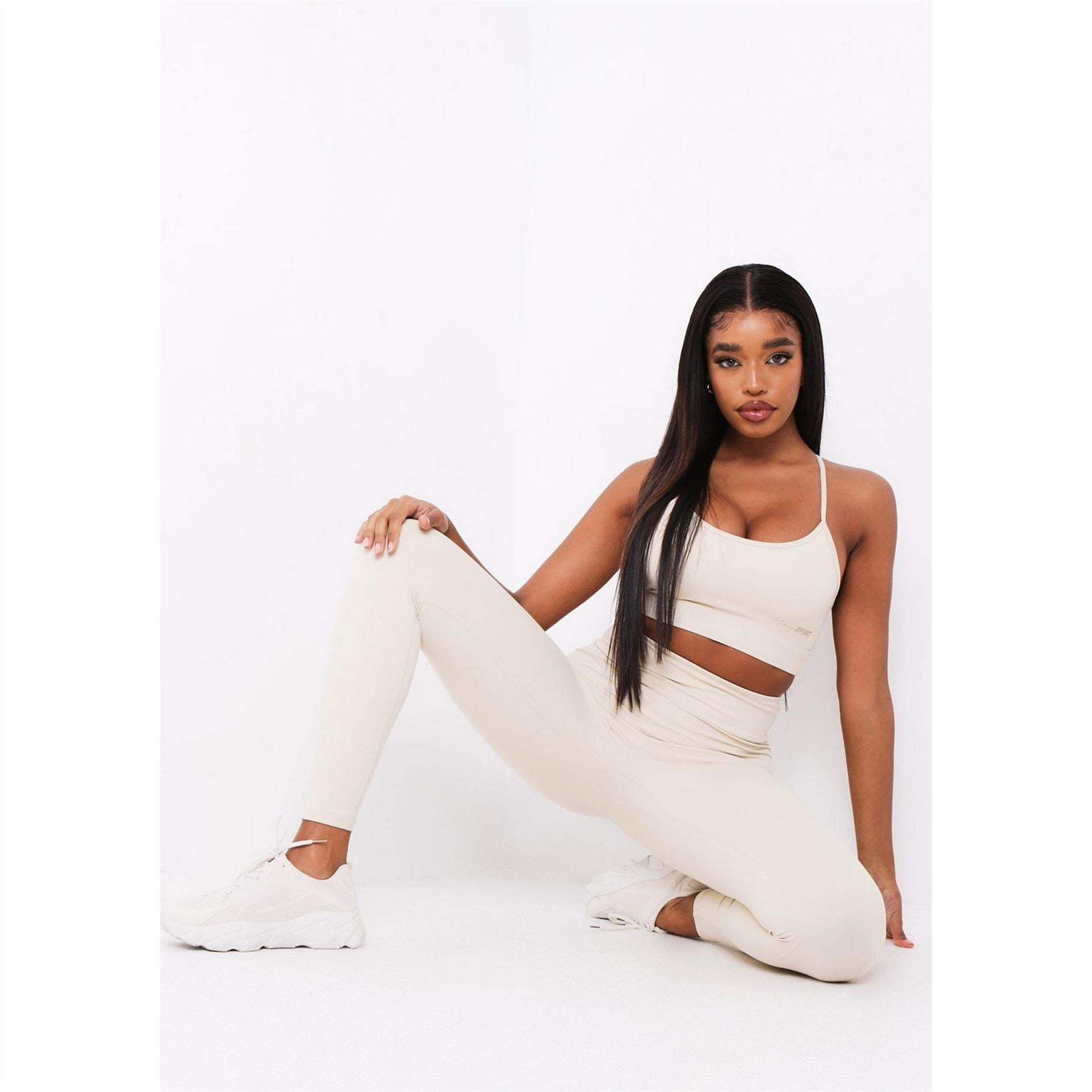 Missy Empire Sport Strappy Crop Gym Top