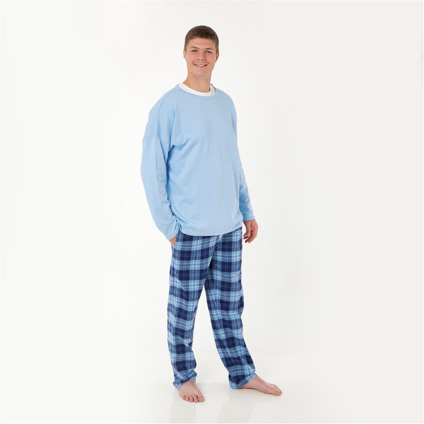 Loungers Mens Organic Brushed Cotton Lounge Trousers
