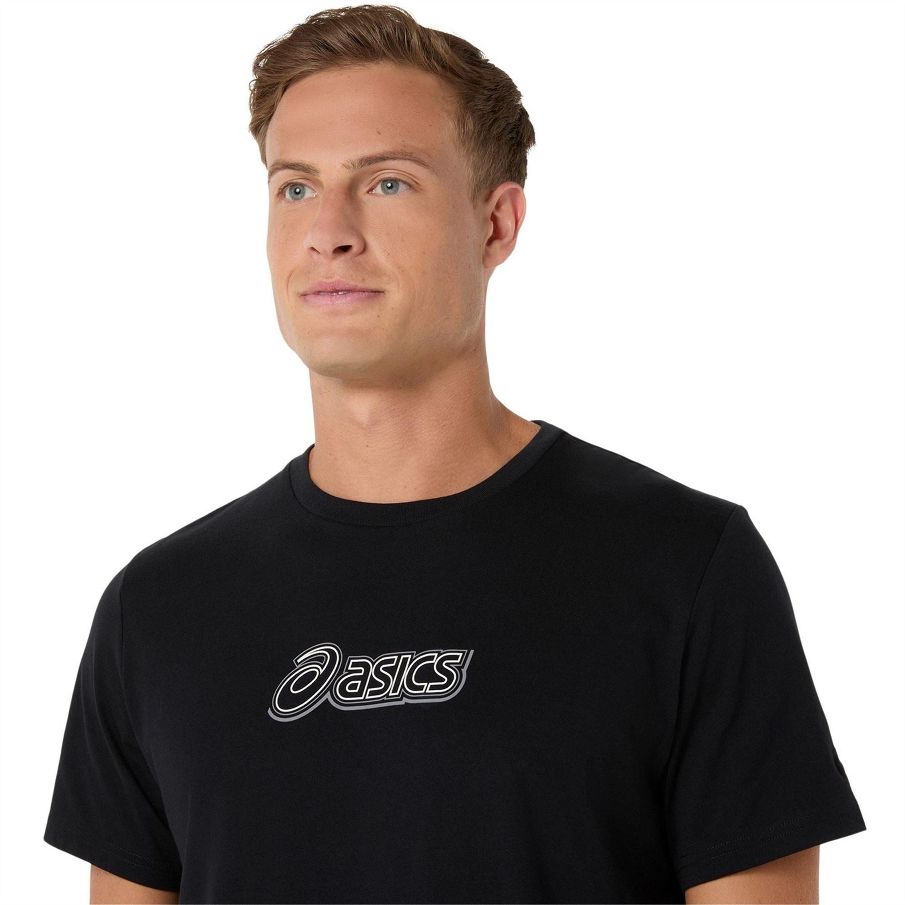 Asics Logo Tee Short Sleeve Performance Running Top