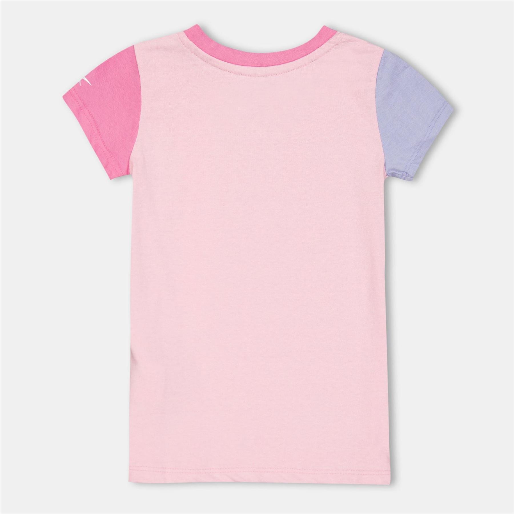 Reebok Color Block Crew Neck Mini T-Shirt Dress
